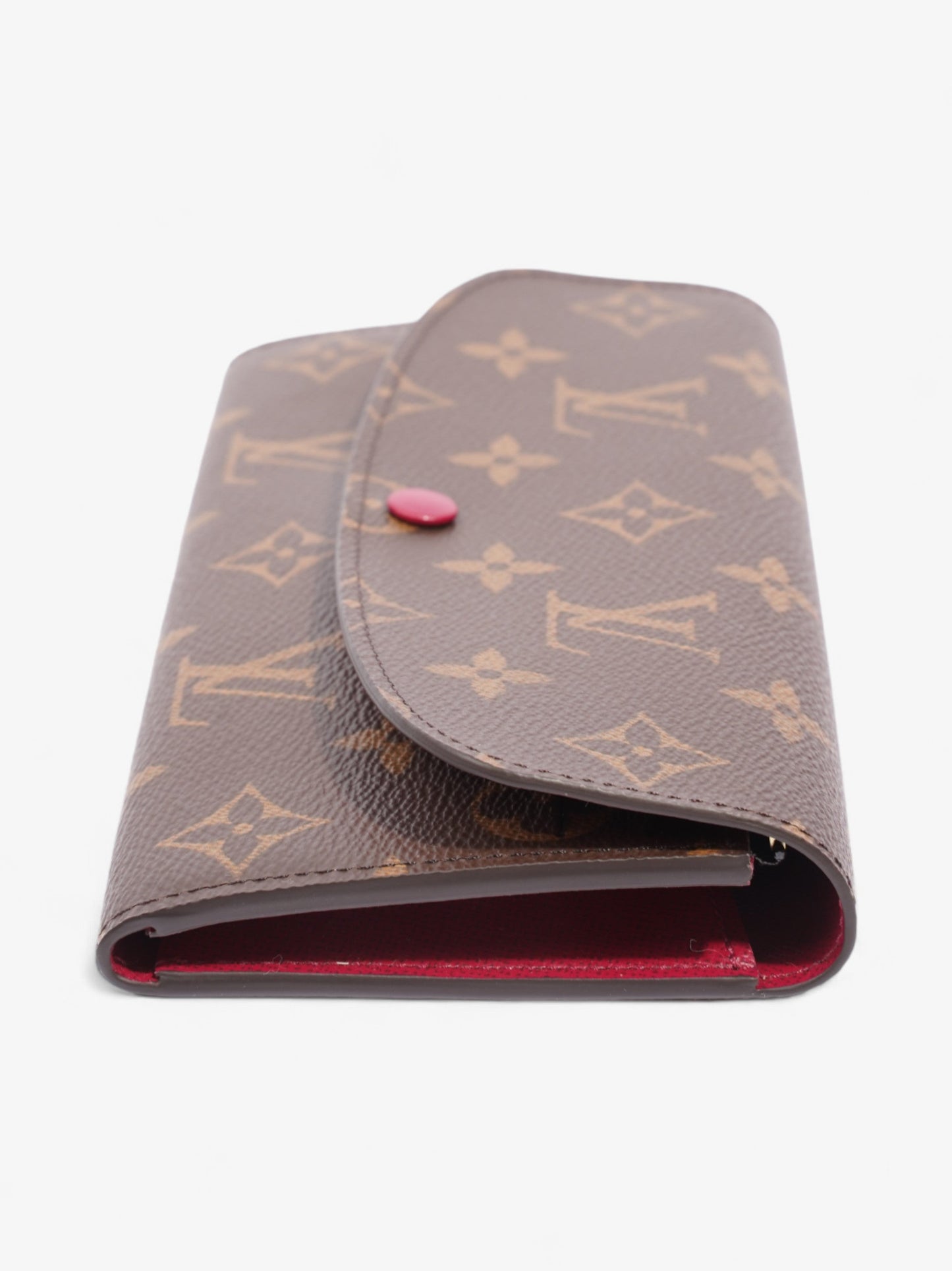 Louis Vuitton Emilie Fuschia Coated Monogram Canvas Coated Canvas Wallet Case