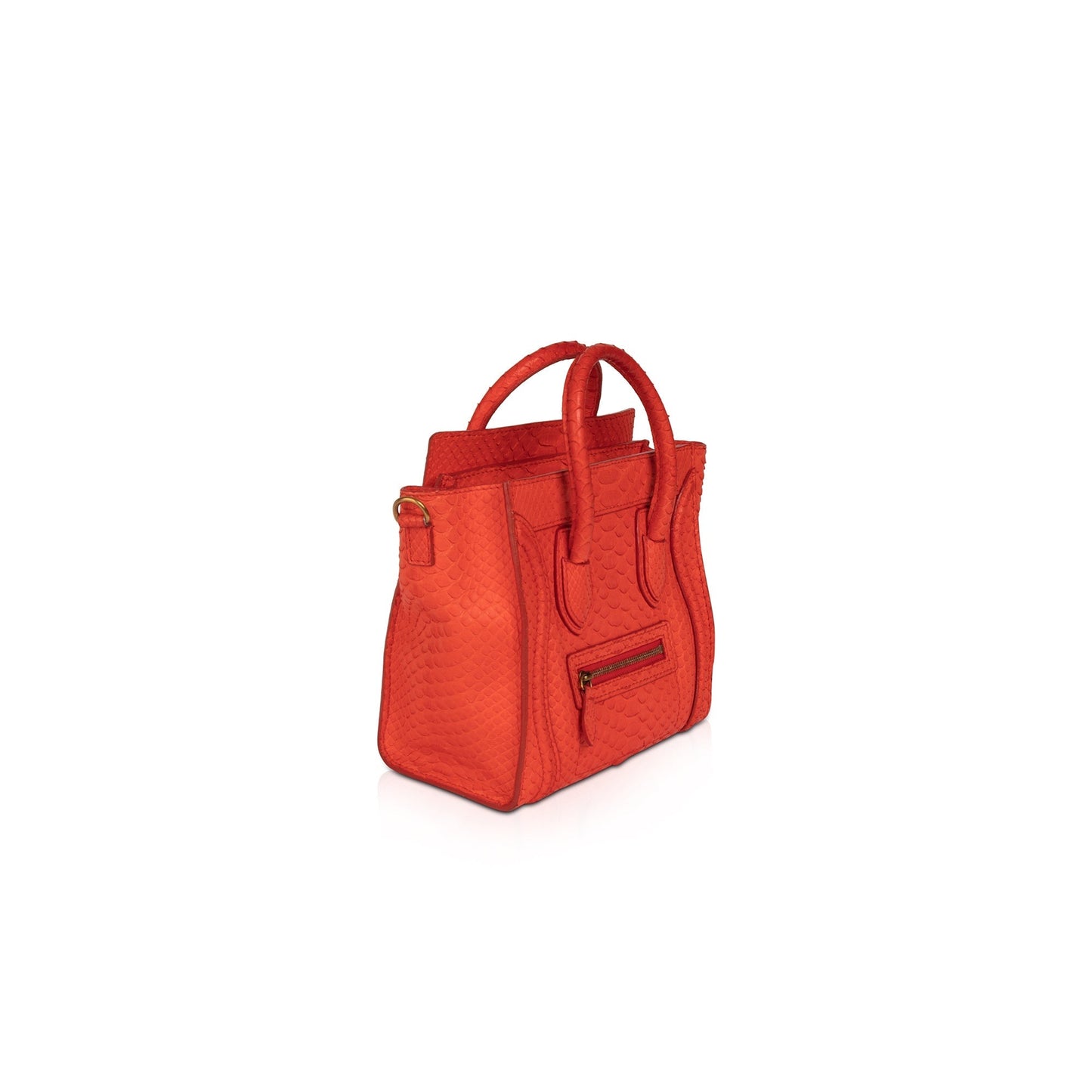Celine Python Nano Luggage Tote Handbag Tote Bag