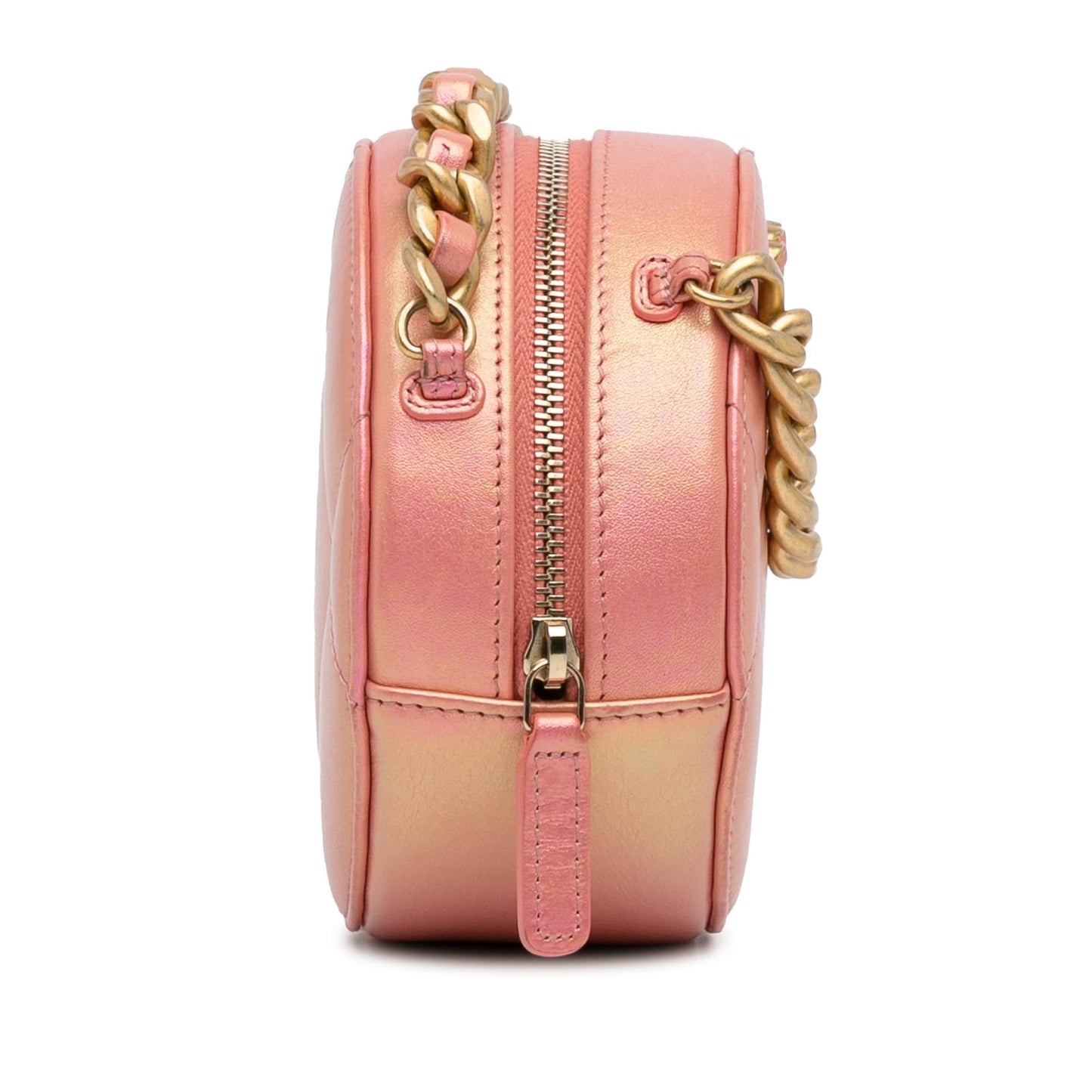 Chanel 19 Round Lambskin SHG-62C0pv Clutch Bag