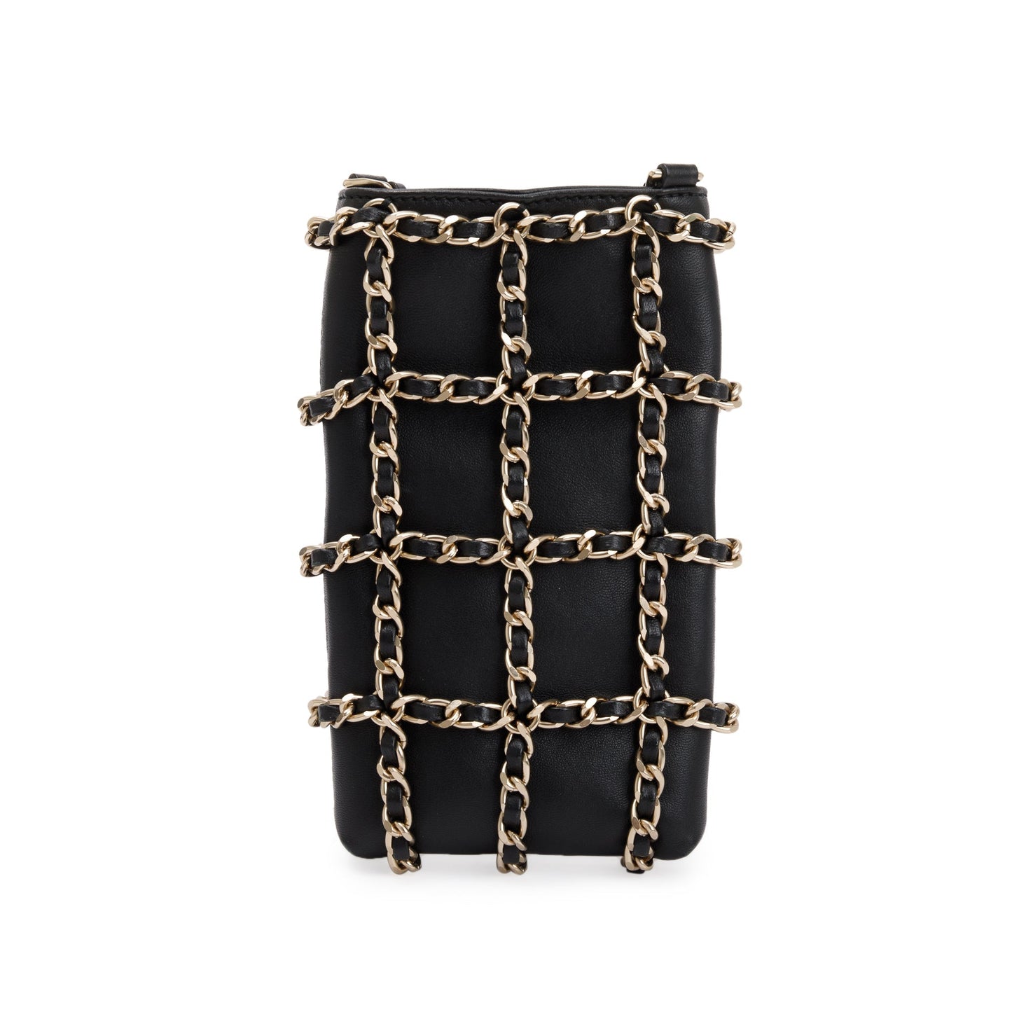 Chanel Tech Me Out Leather Calfskin Black Travel Bag
