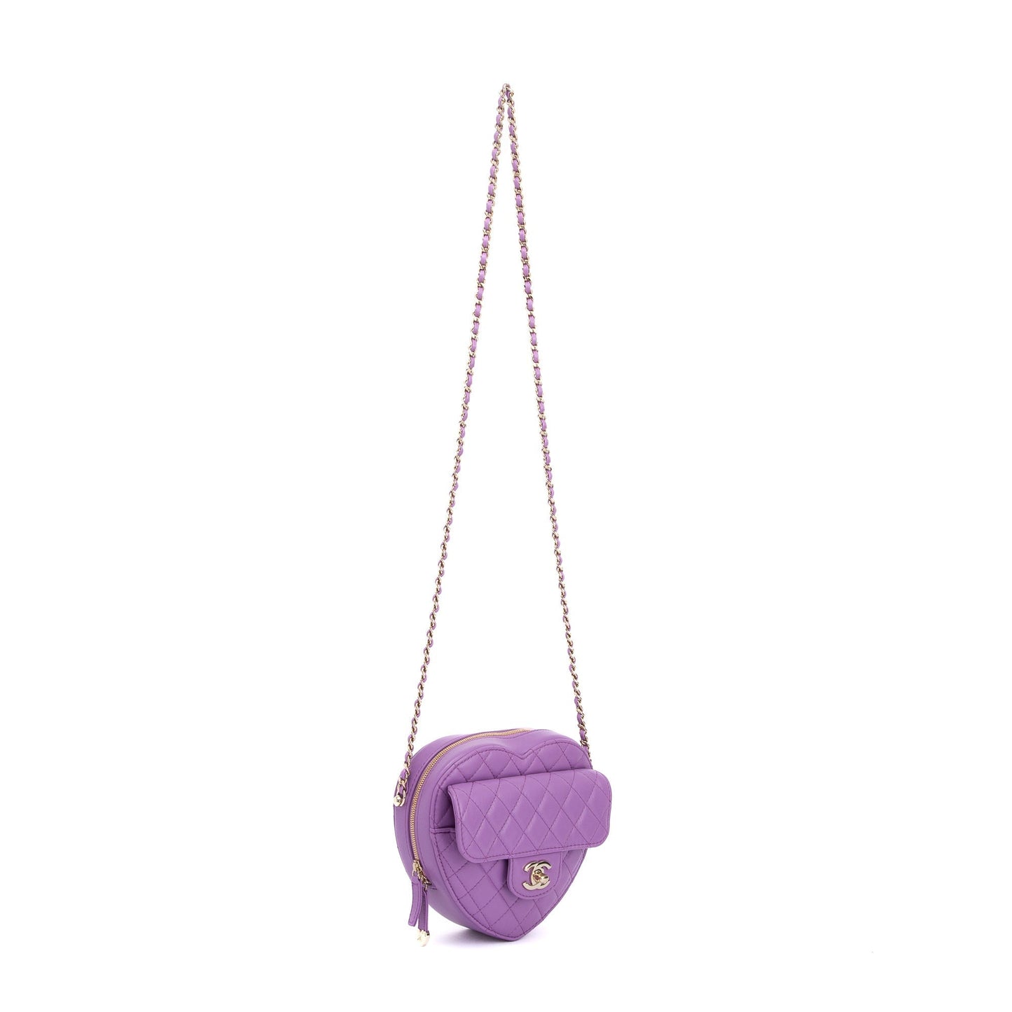 Chanel CC Love Heart Travel Bag