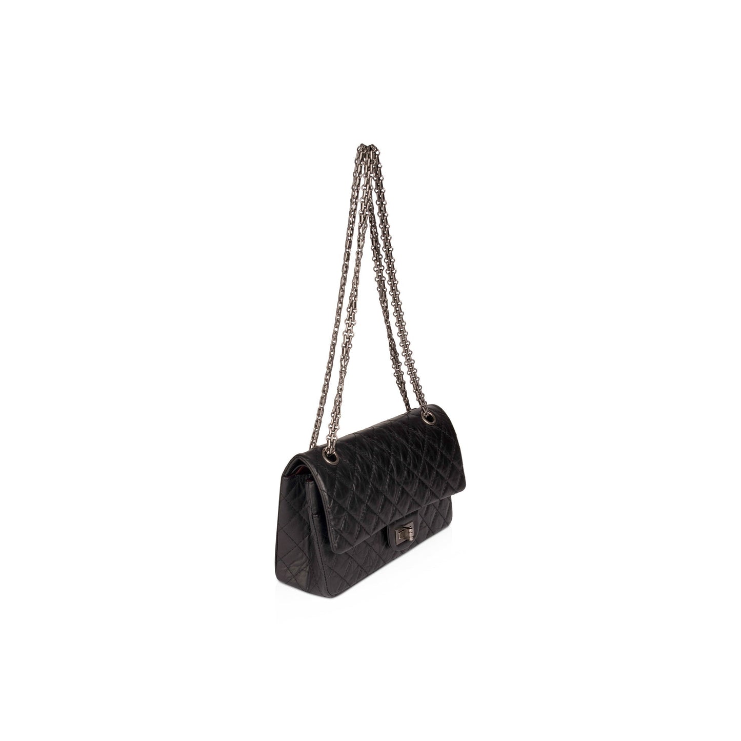 Chanel 2.55 Reissue 225 Double Flap Travel Bag W Box