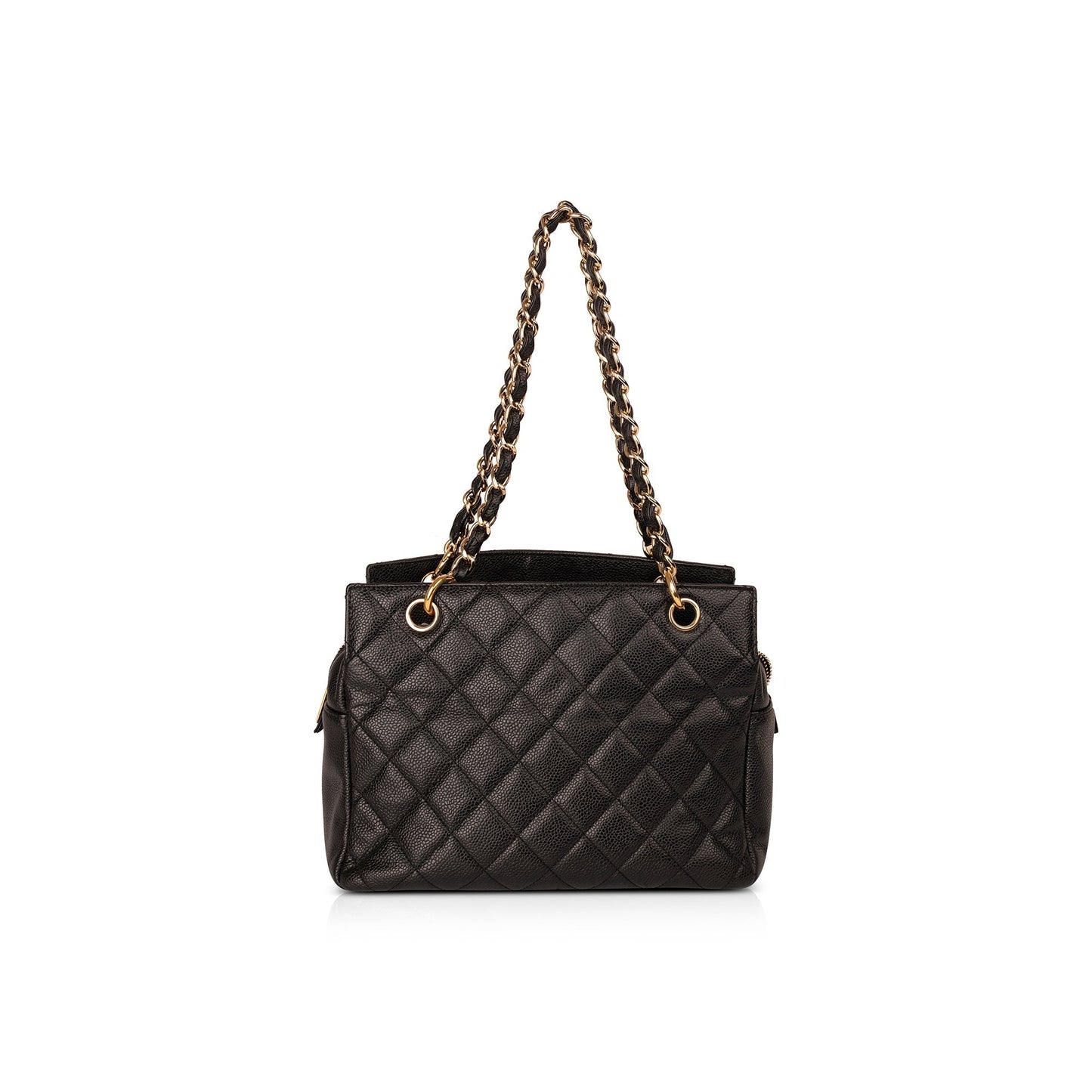 Chanel Caviar Petite Timeless Black Travel Bag