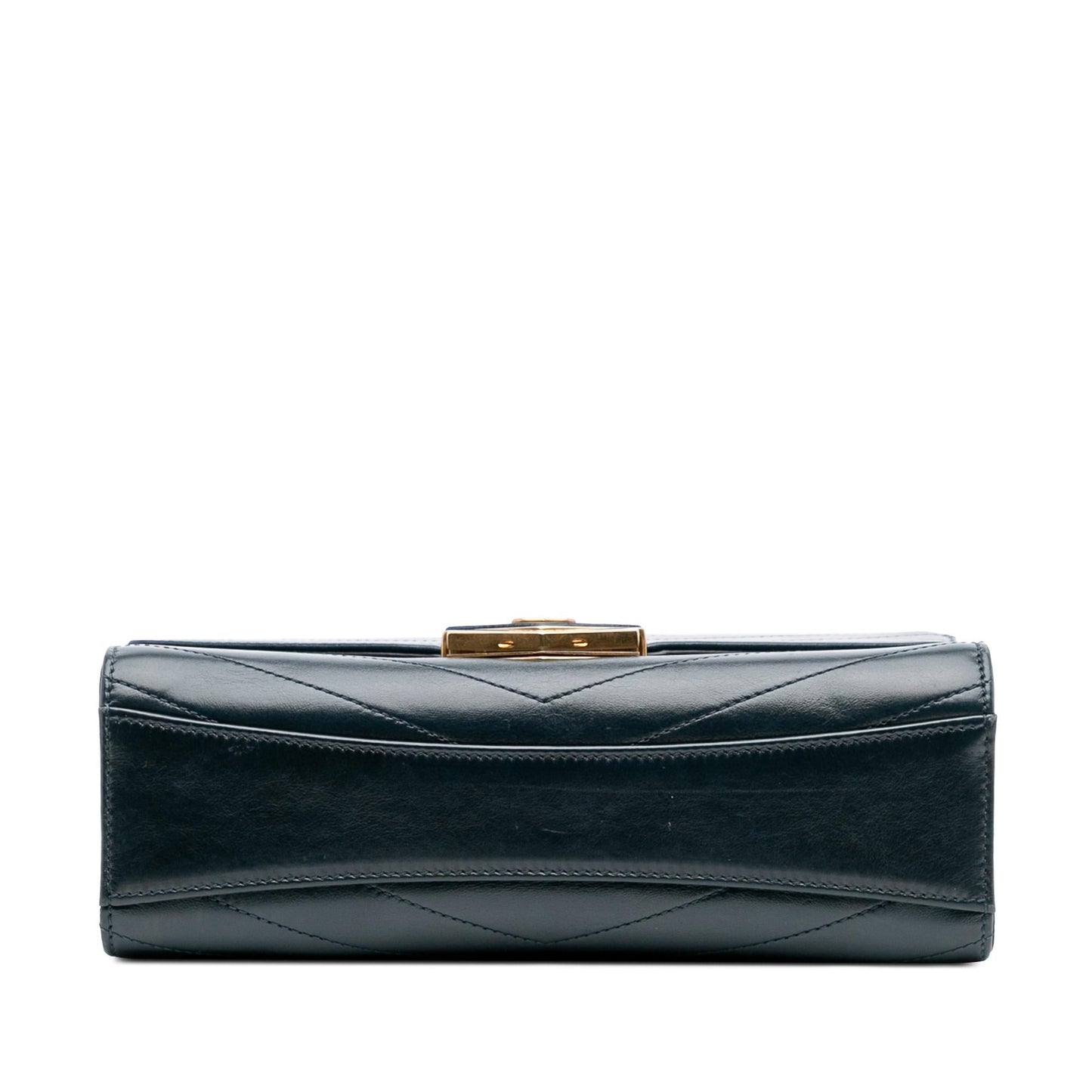 Chanel CC Chevron Calfskin Medal Flap Handbag