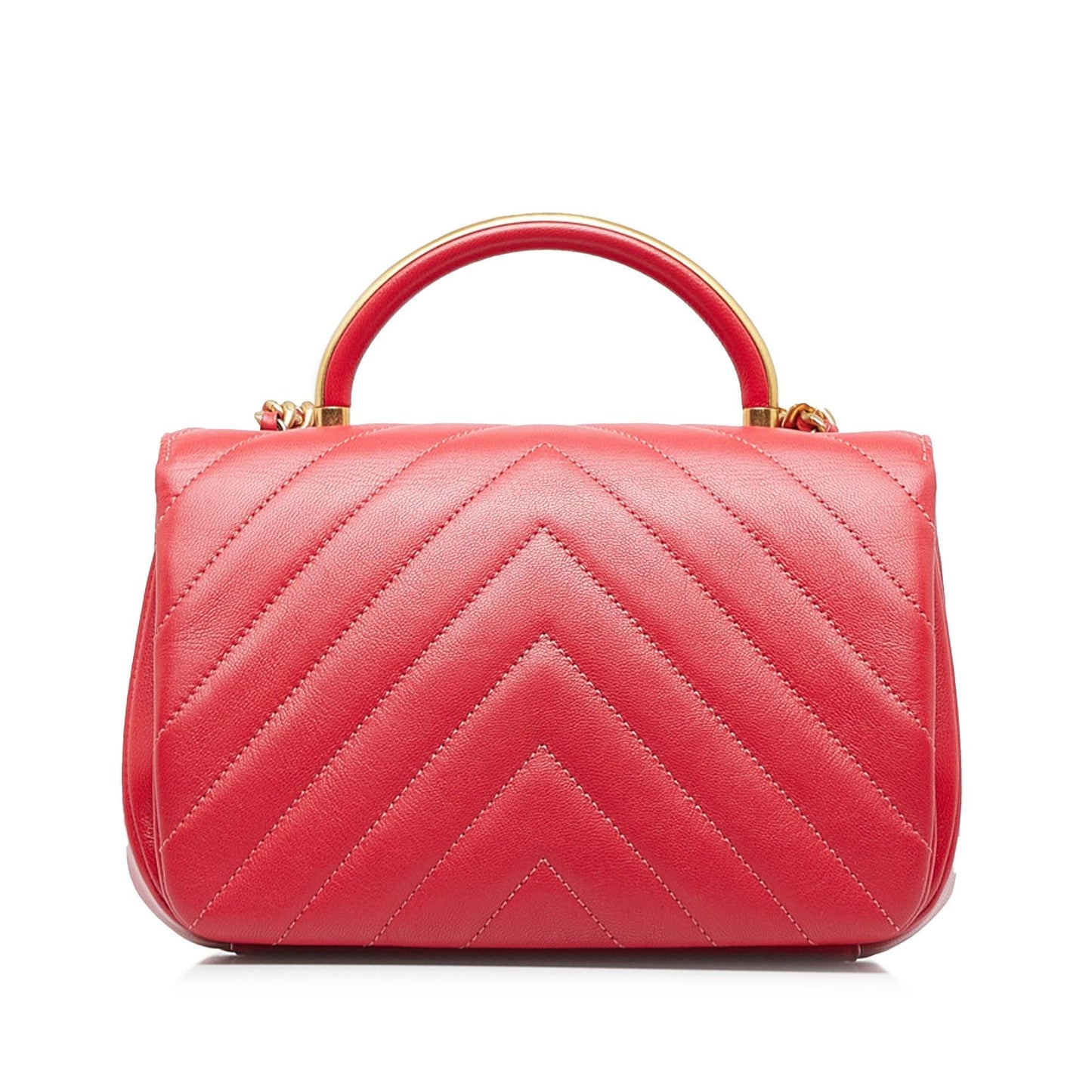 Chanel CC Chevron Flap Satchel SHG-6gfEUs Satchel Bag