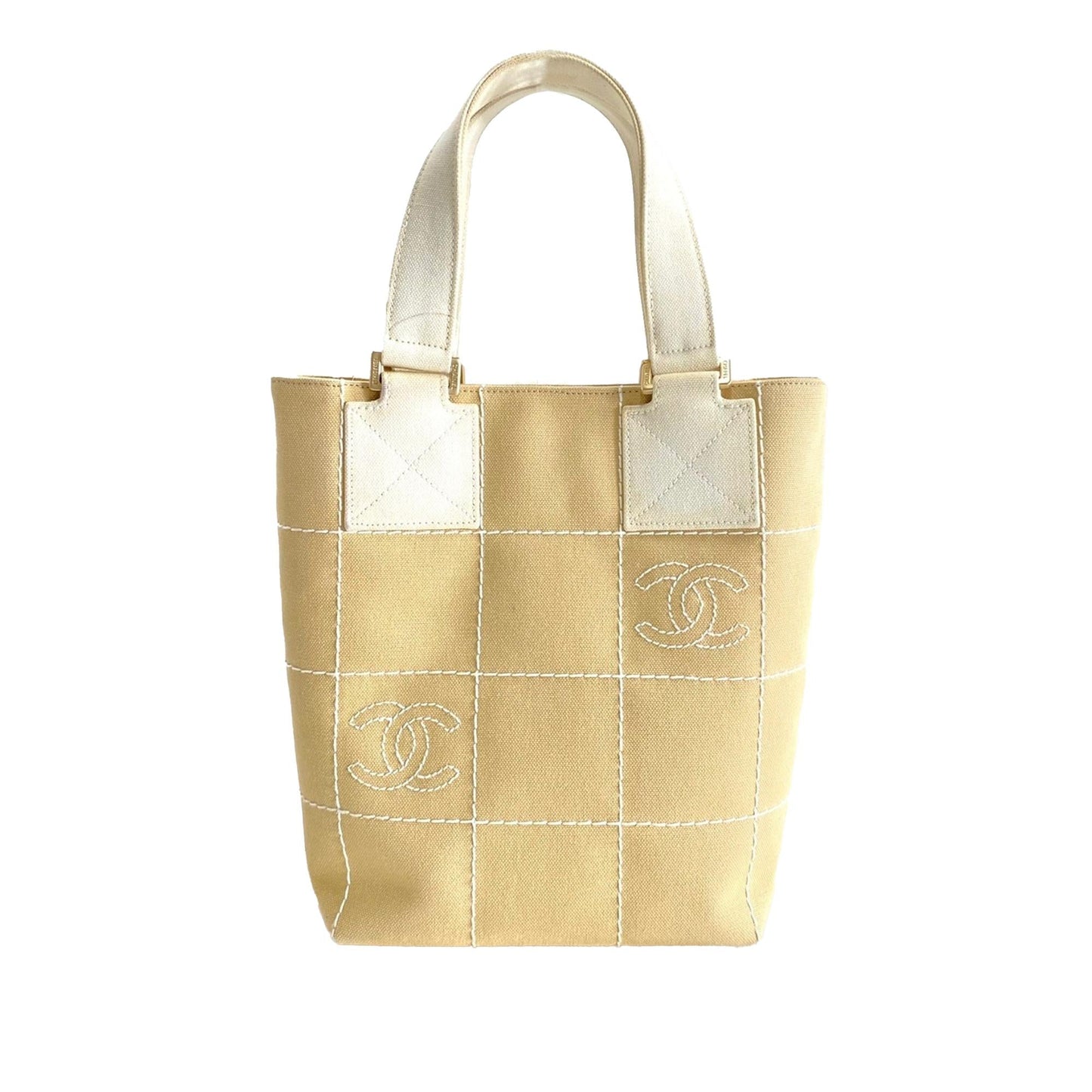 Chanel CC Choco Bar SHG-l1xEqX Canvas Handbag