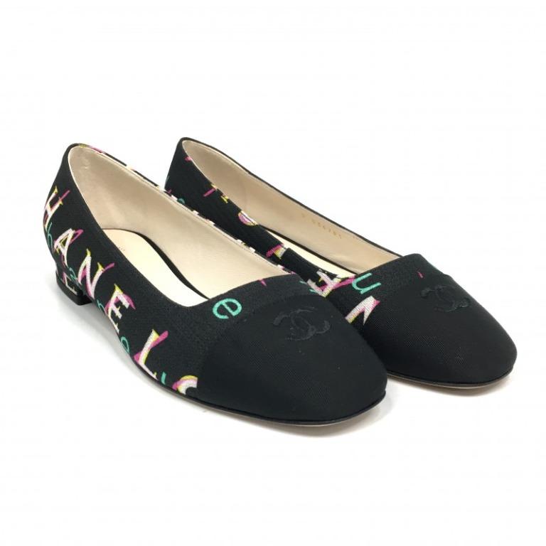 Chanel CC COCO MARK PRINT BALLET FLATS Shoes