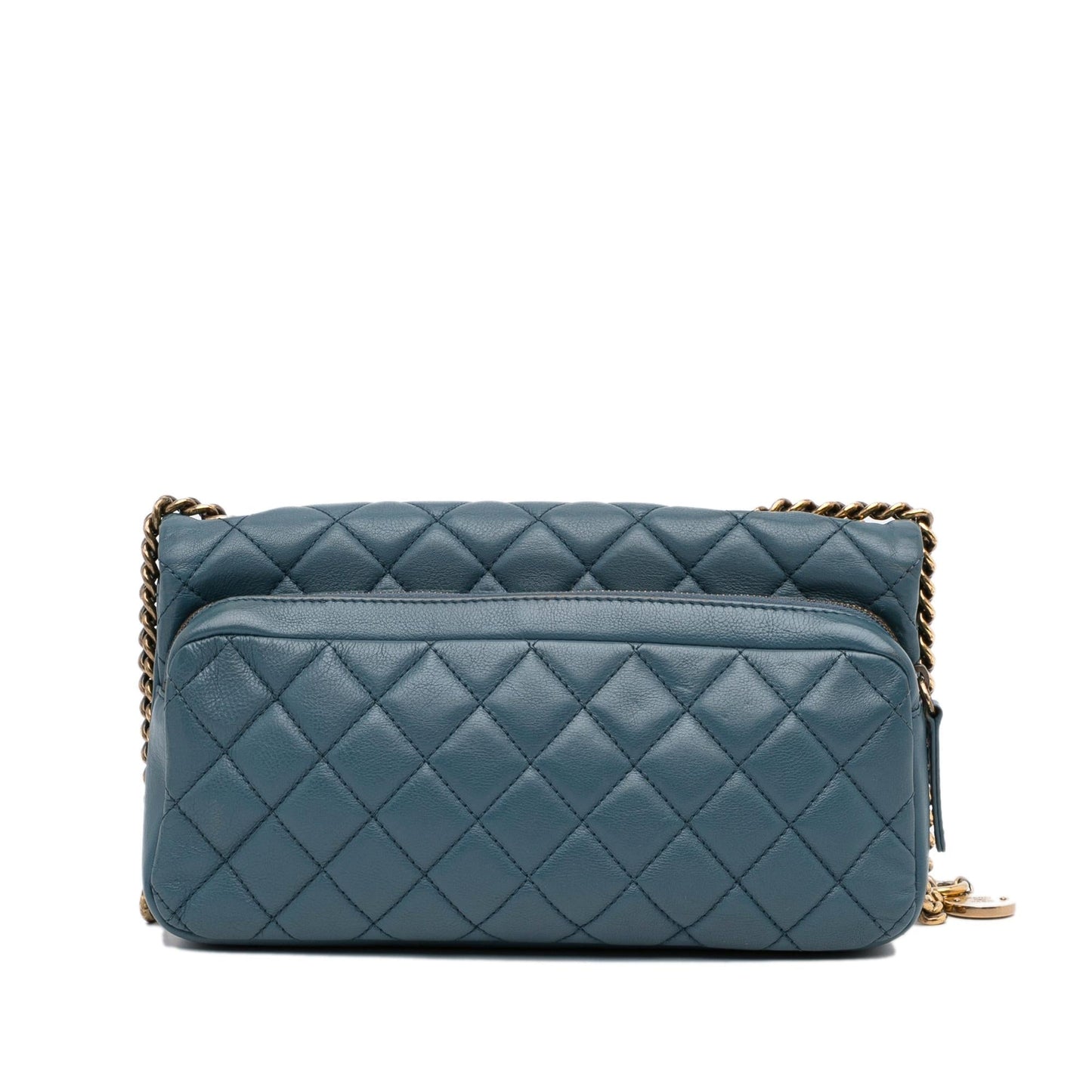 Chanel CC Flap SHG-OS8Ghv Leather Shoulder Bag