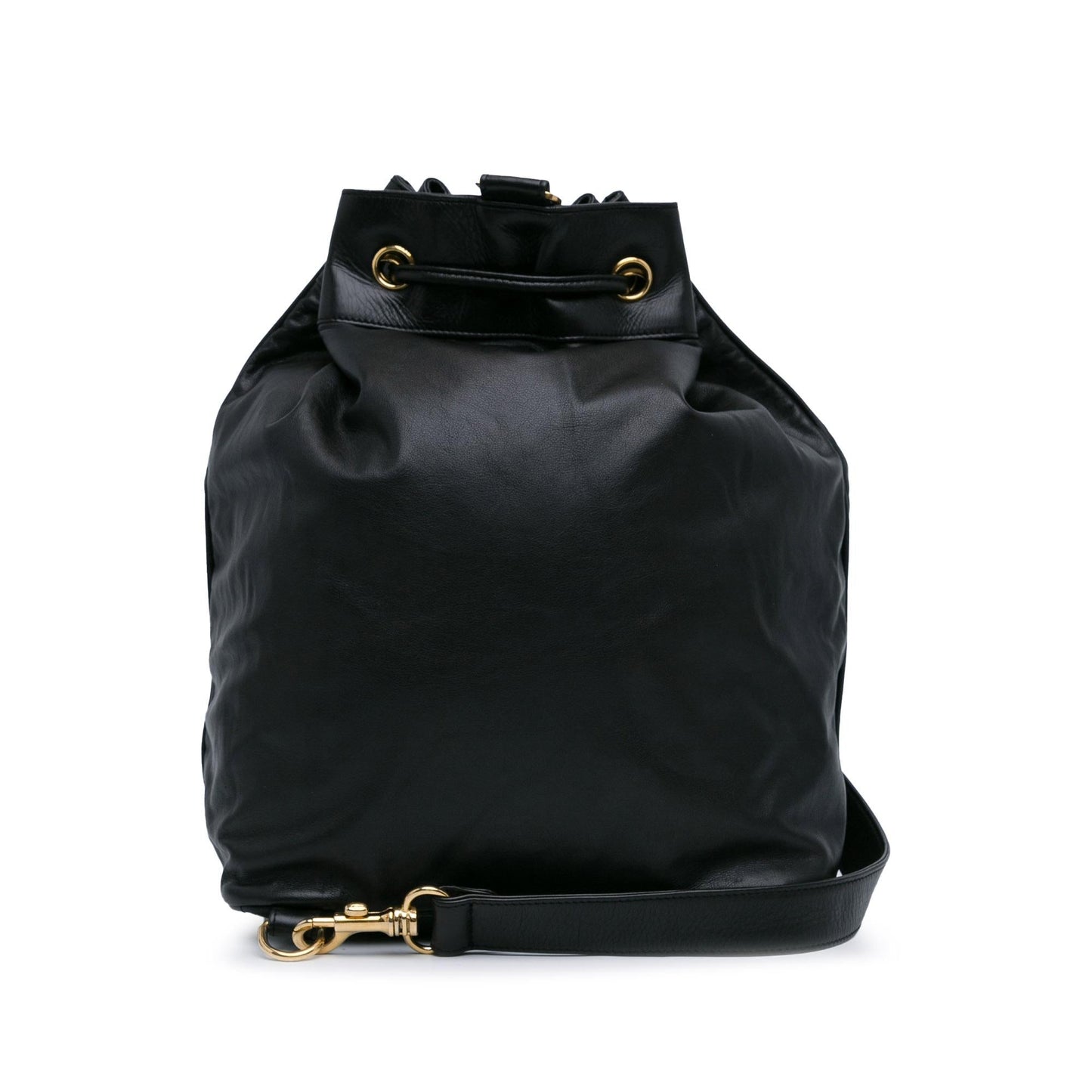 Chanel CC Lambskin Drawstring Sling Backpack SHG-SPiSxt Jewelry