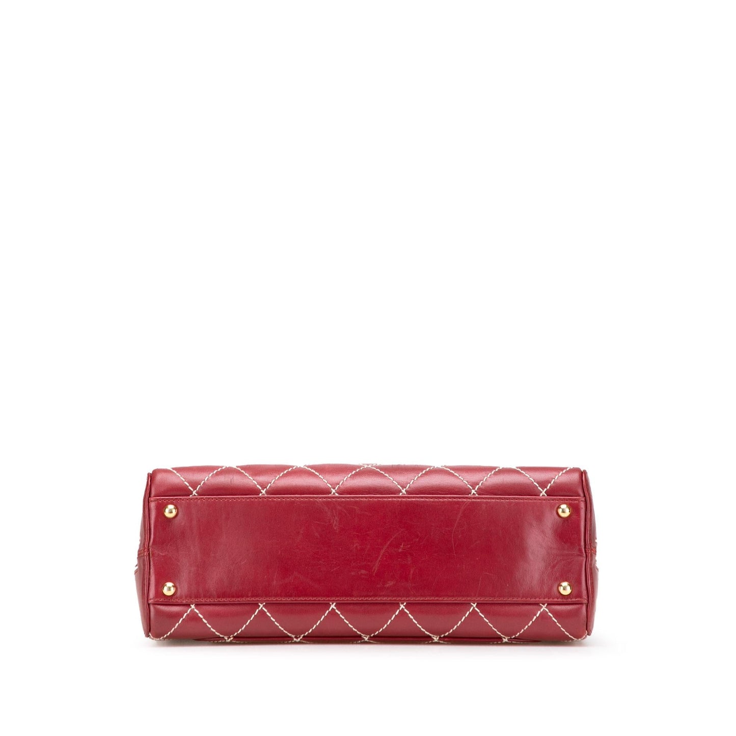 Chanel CC Lambskin Wild Stitch Handbag Handbag 1