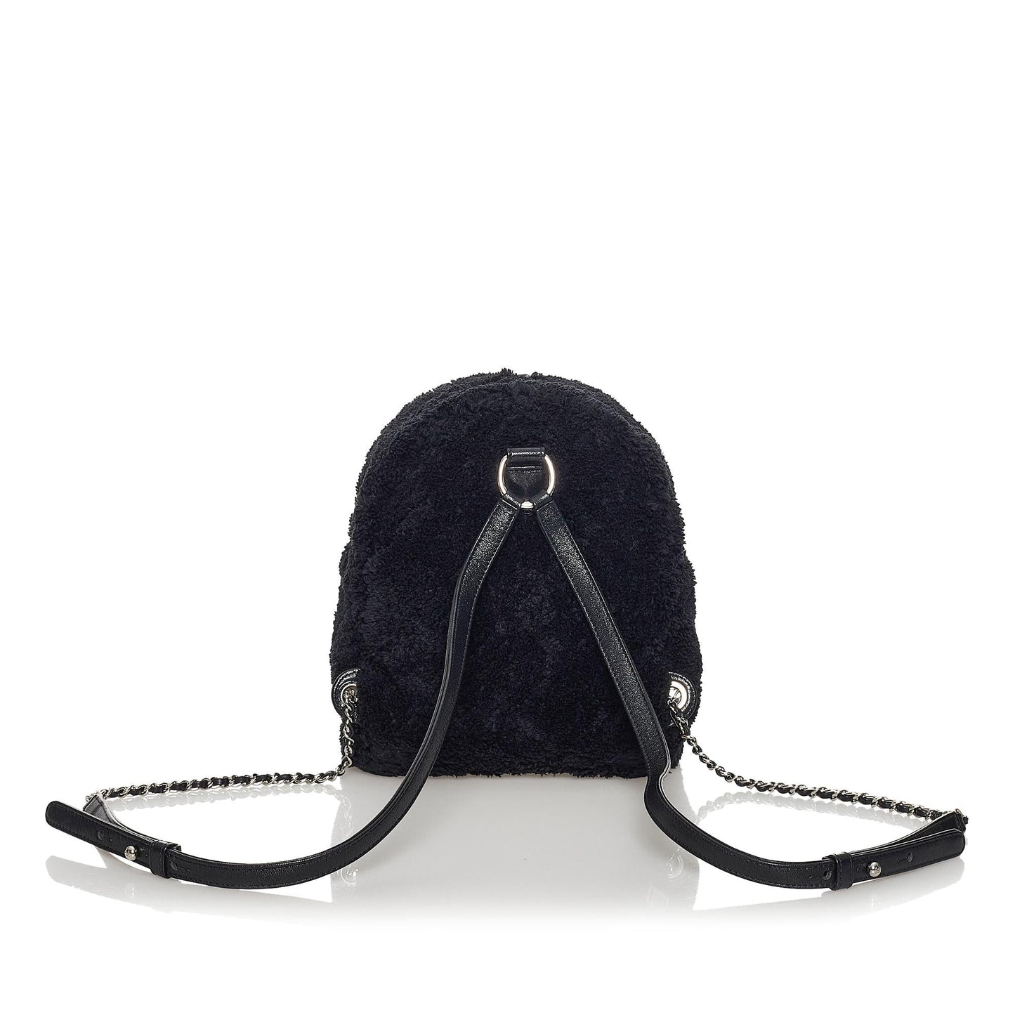 Chanel CC Matelasse Mixed Fiber Backpack SHG-mmMxHr
