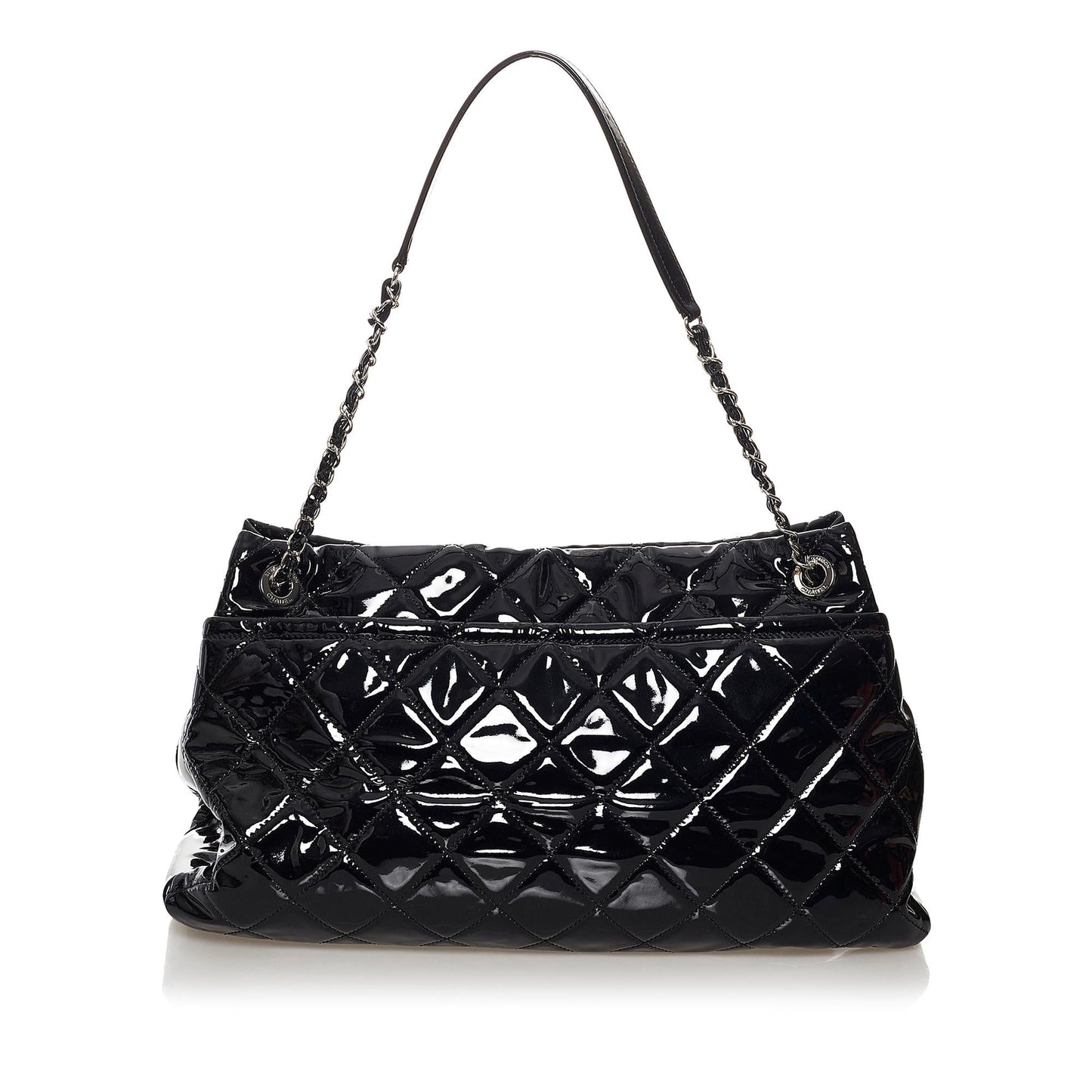 Chanel CC Matelasse Patent SHG-3SUgOV Leather Shoulder Bag