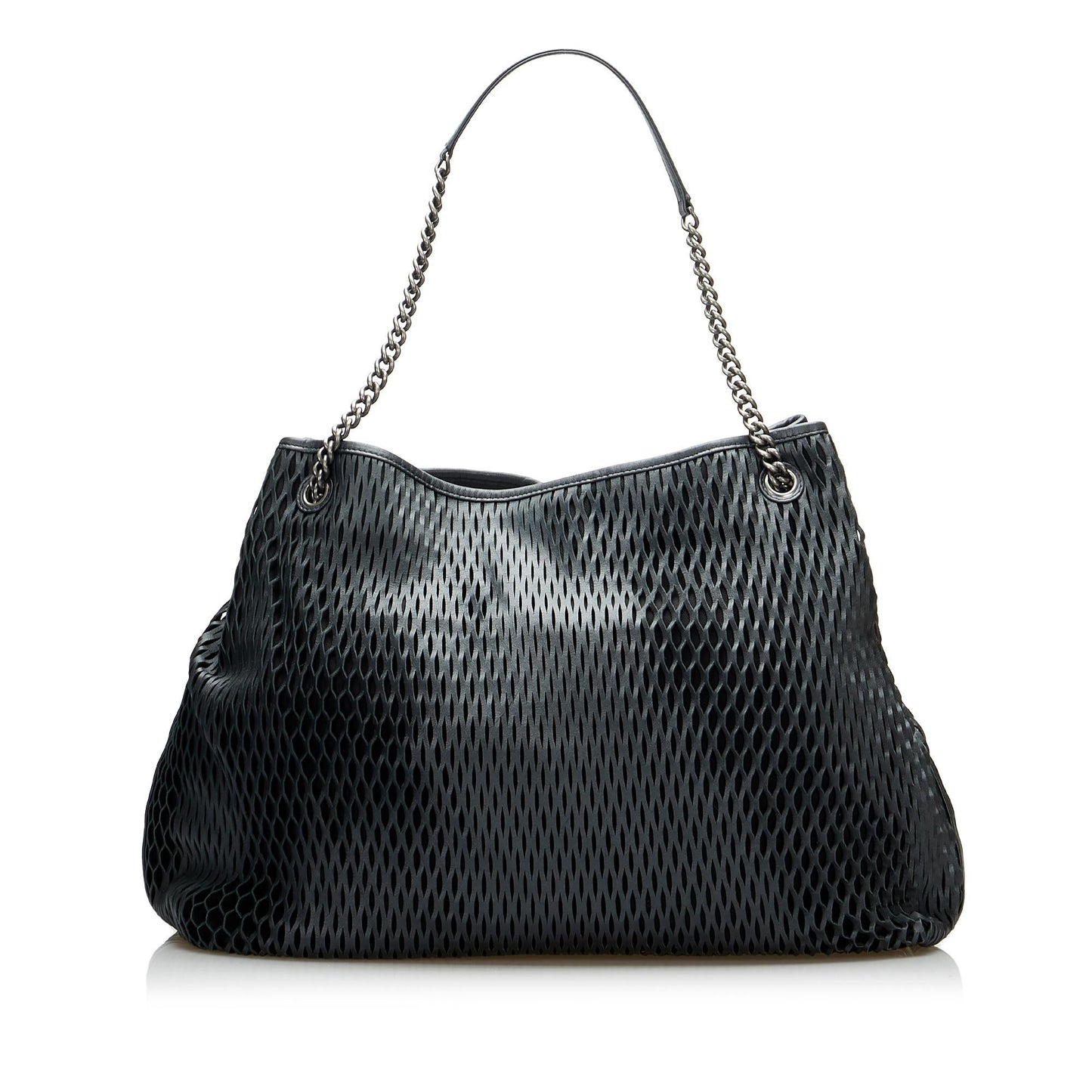 Chanel CC Perforated SHG-gDassU Leather Tote Bag