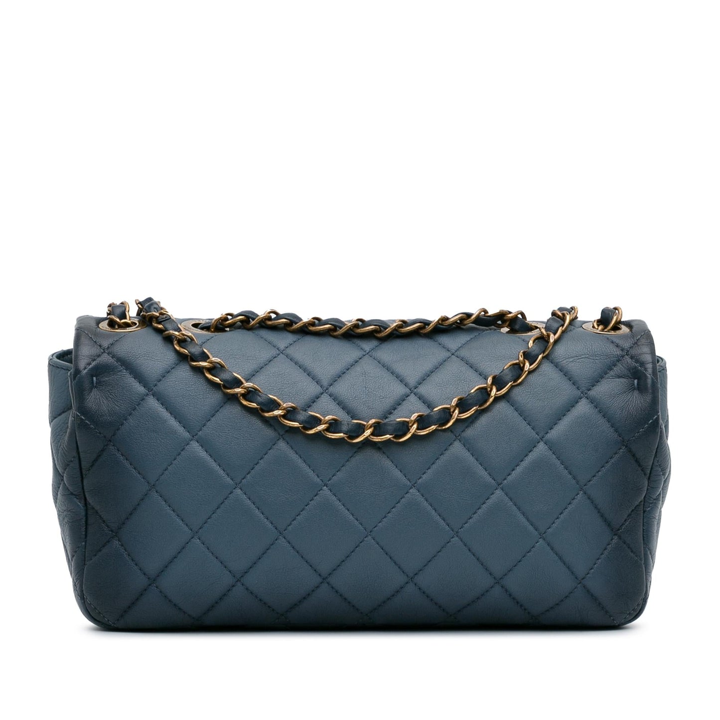Chanel CC Quilted Calfskin Ombre Flap SHG-mJHtHE Handbag