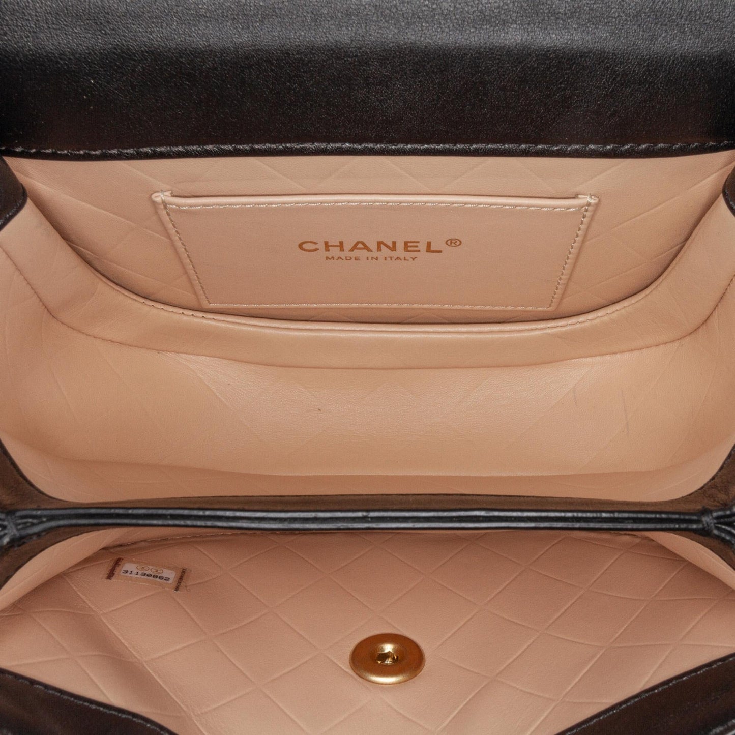 Chanel CC Quilted Calfskin Round Moon Messenger Bag Shg 73W0Oy