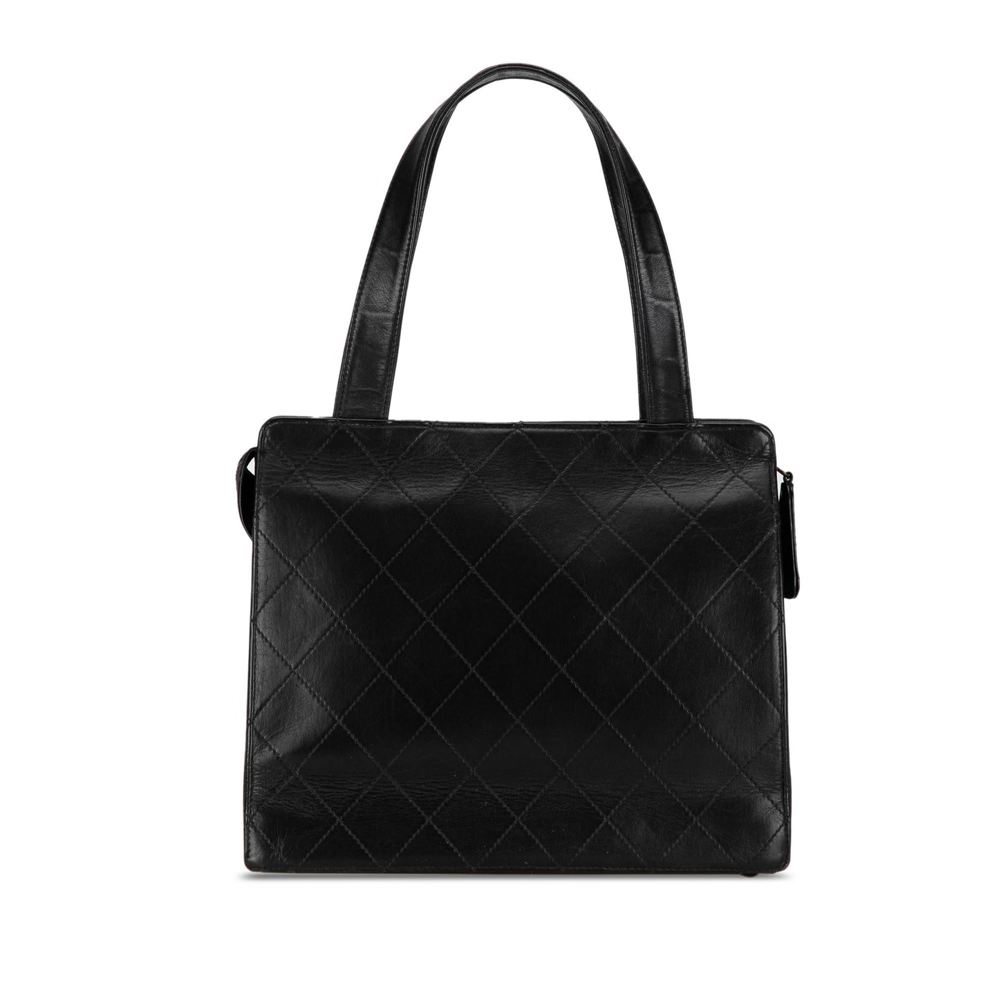 Chanel CC Quilted Calfskin SHG-0ZYubi Tote Bag