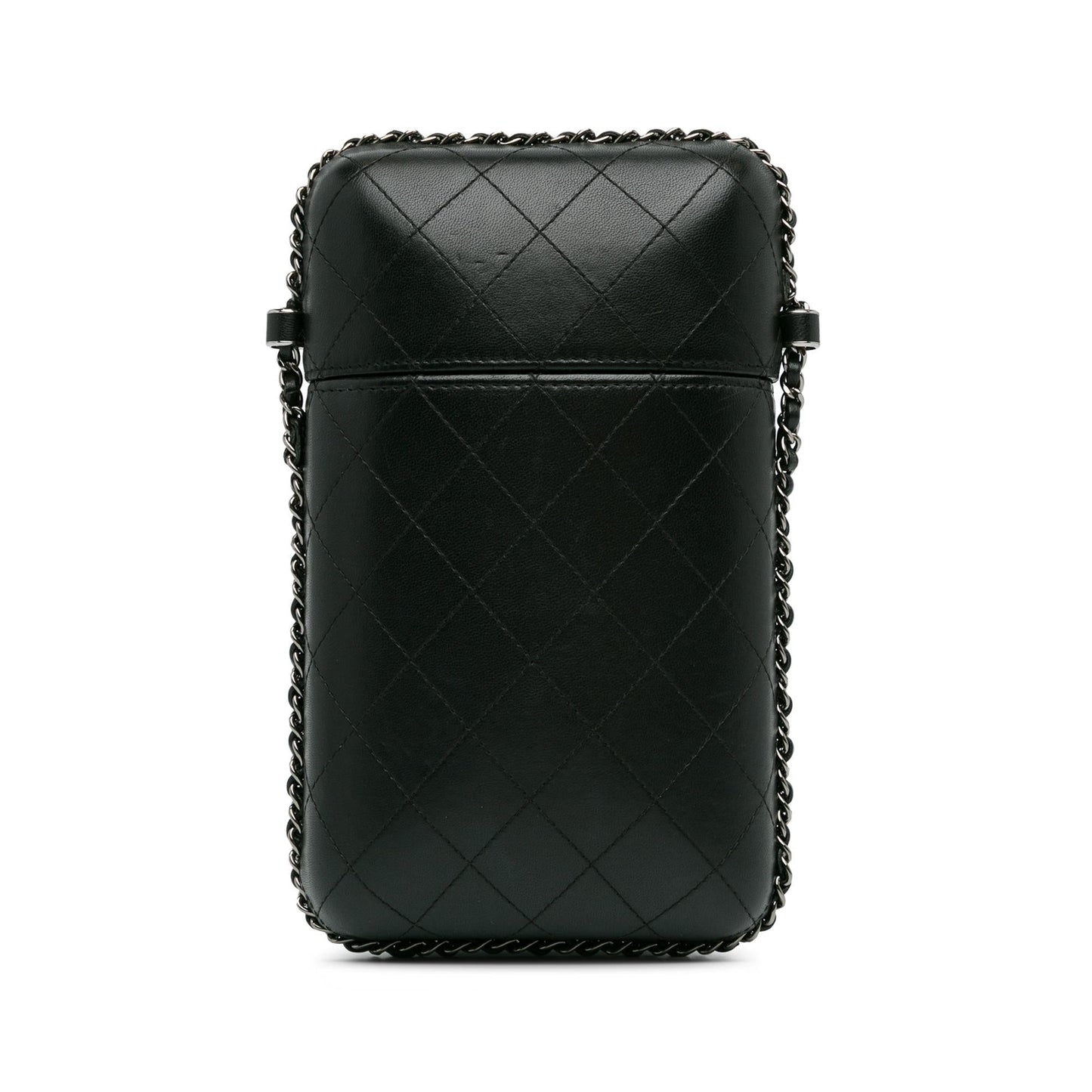 Chanel CC Quilted Lambskin Around Phone Holder Handbag