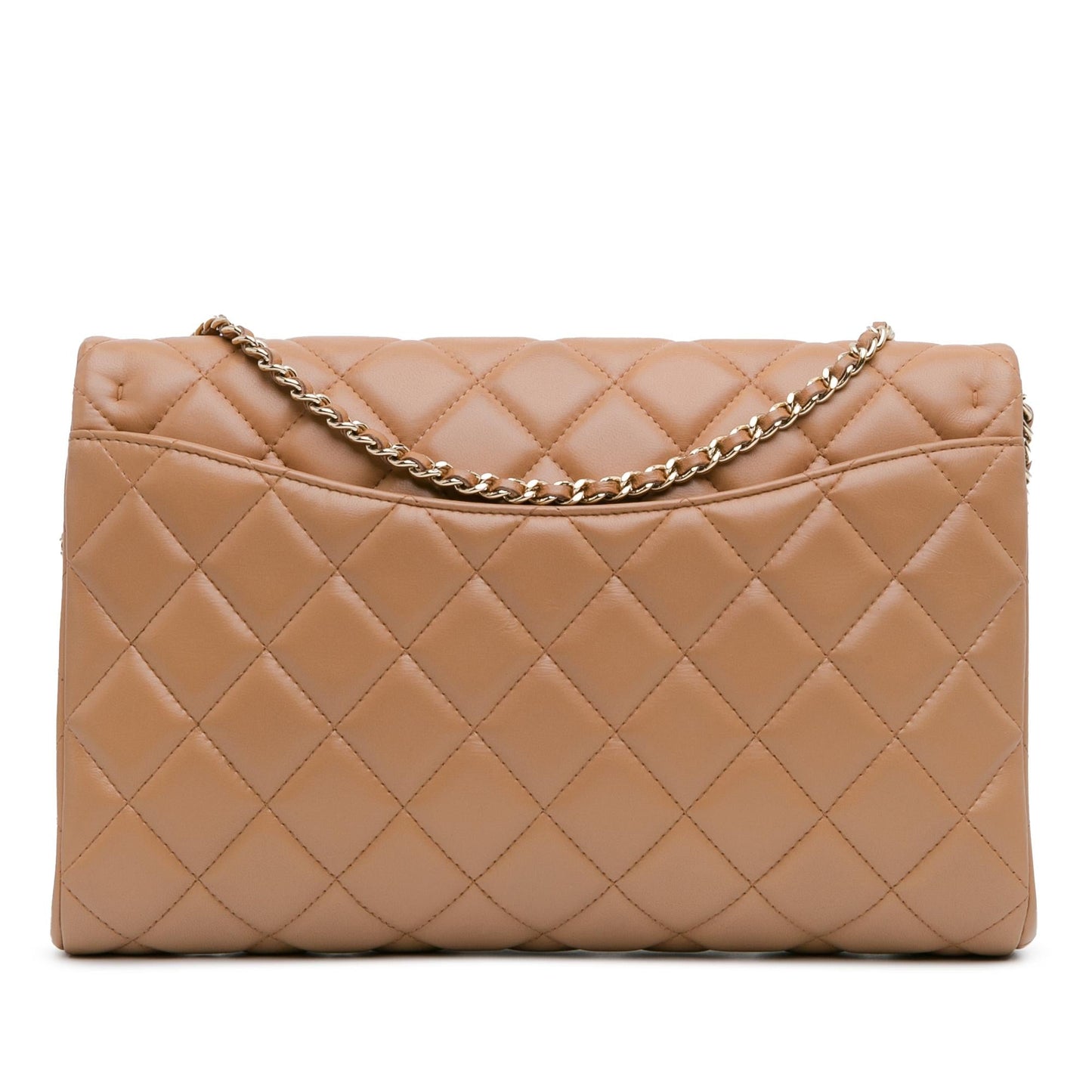 Chanel CC Quilted Lambskin SHG-1pgPyi Clutch Bag