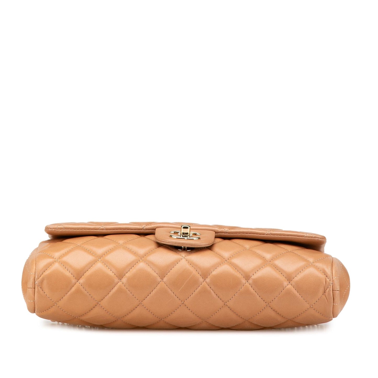 Chanel CC Quilted Lambskin Clutch Bag