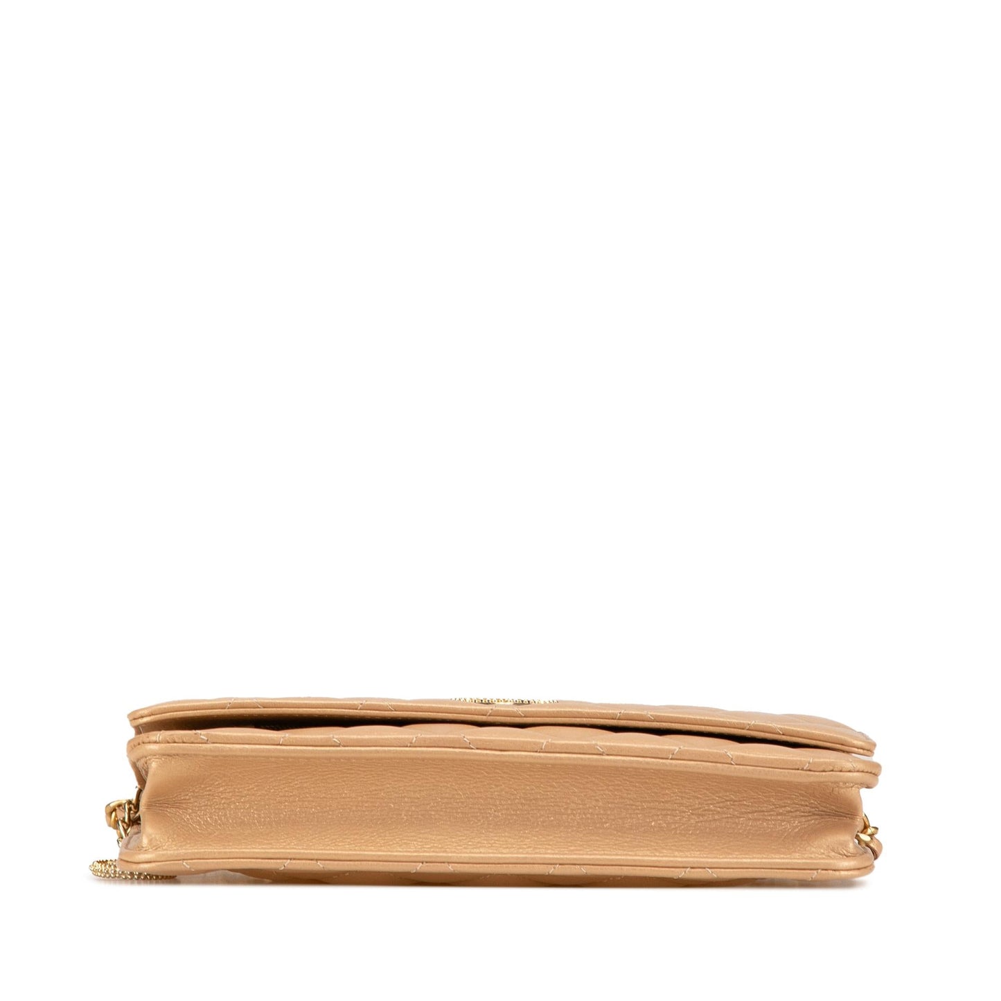 Chanel CC Quilted Lambskin Coin Charm on Key Chain