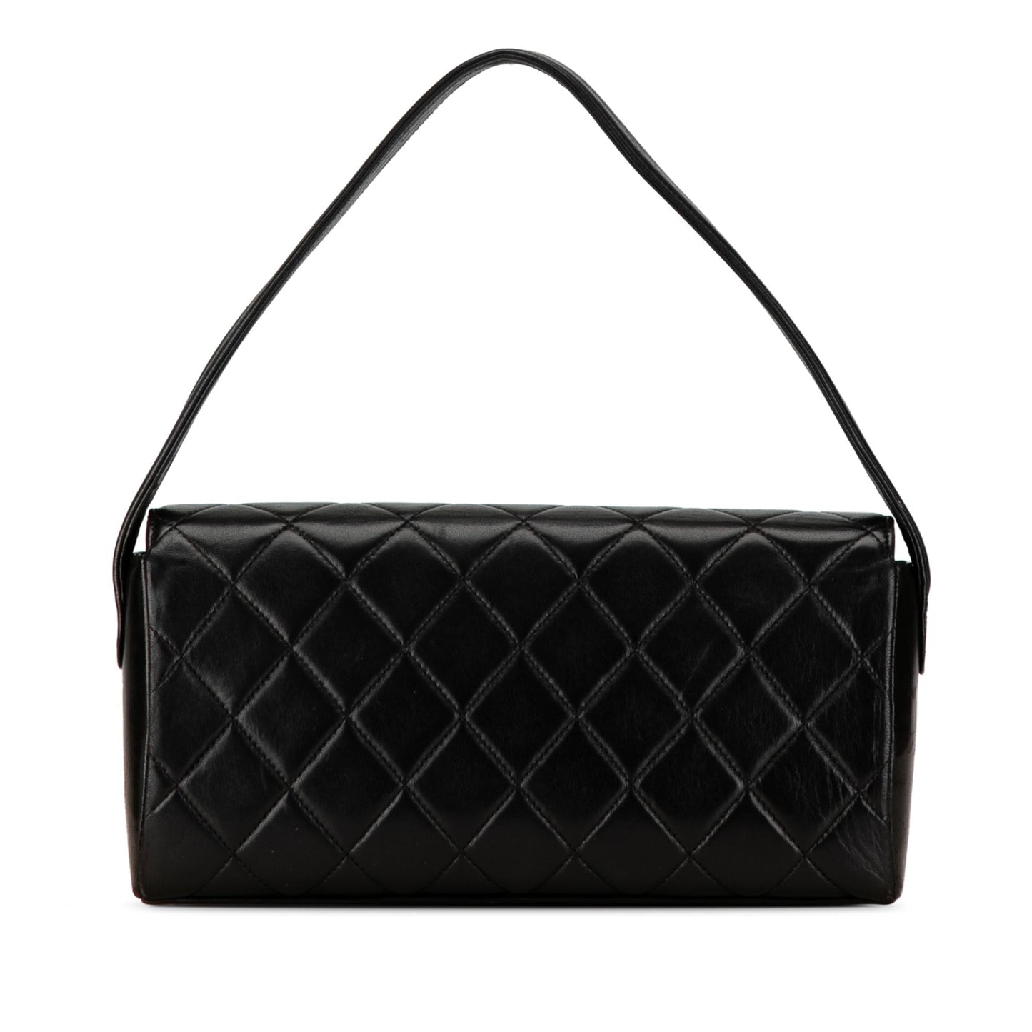Chanel CC Quilted Lambskin SHG-xQSAxM Leather Handbag