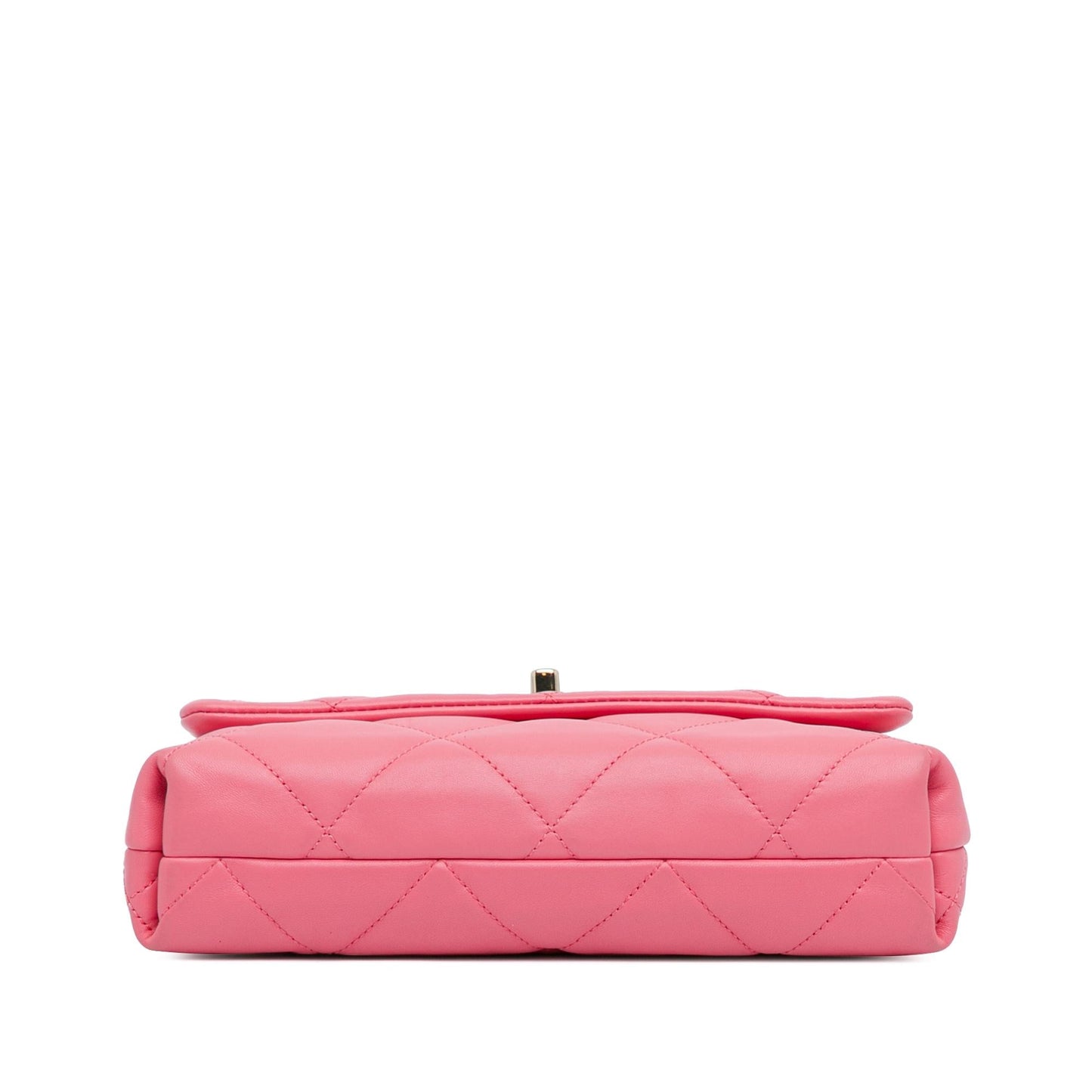 Chanel CC Quilted Lambskin Logo Chain Flap (SHG-Q5sy )