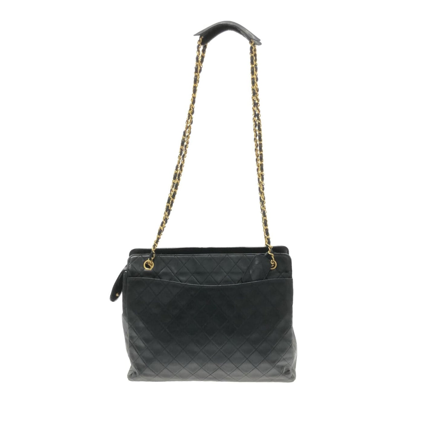 Chanel CC Quilted Lambskin Pocket SHG-0UXCKM Tote Bag