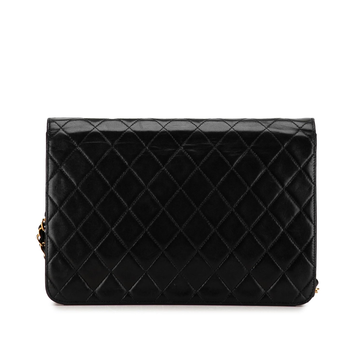 Chanel CC Quilted Lambskin Single Flap SHG-O86IKP Handbag