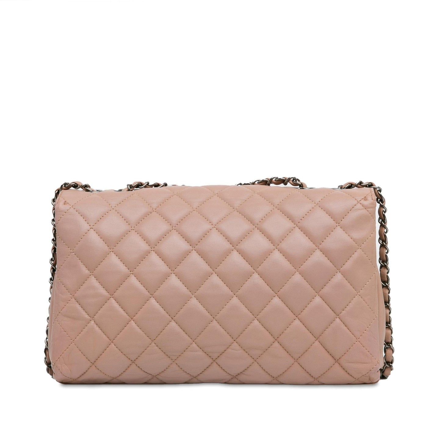 Chanel CC Quilted Lambskin Turnlock Flap SHG-7D2P46 Handbag