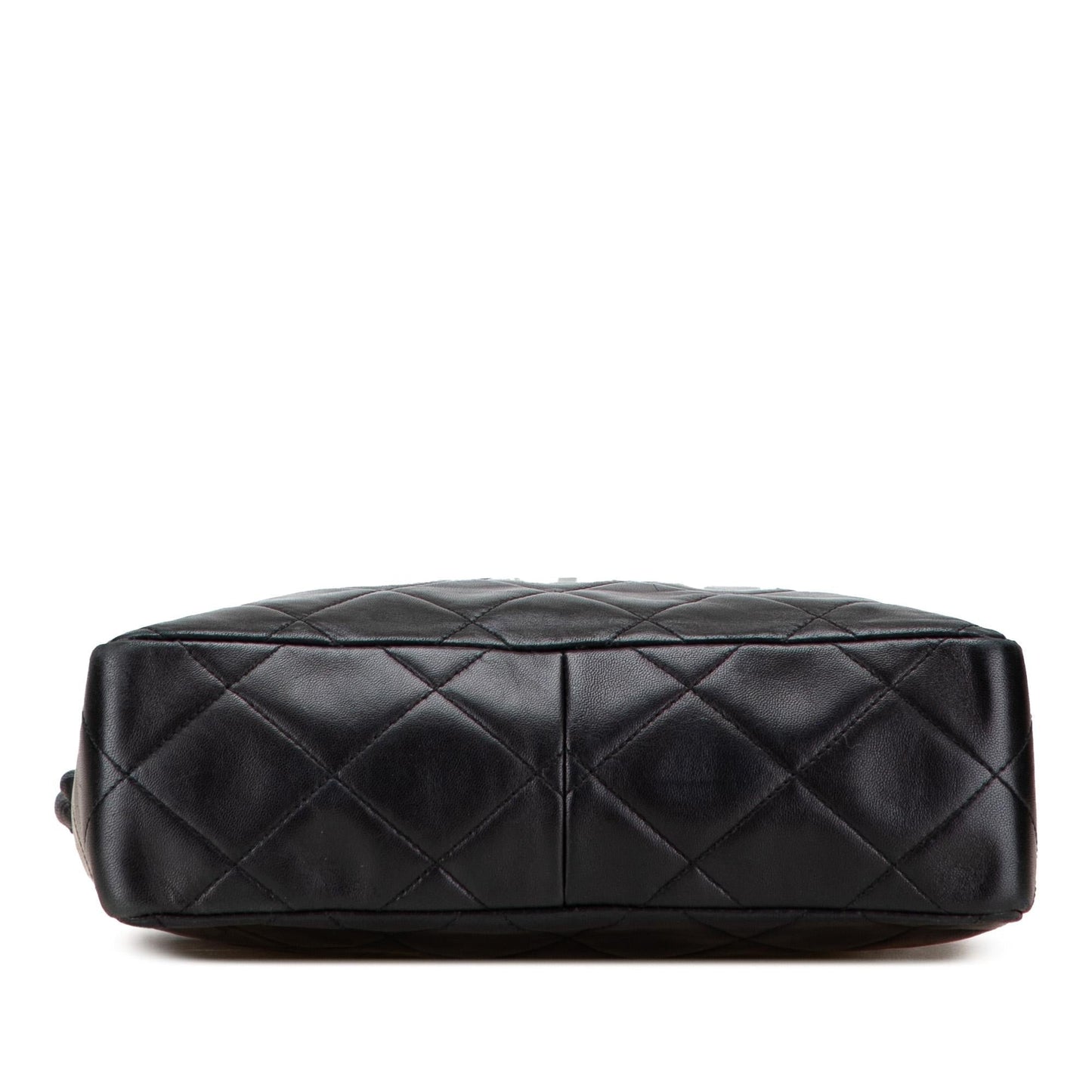 Chanel CC Quilted Lambskin Twisted Crossbody Bag
