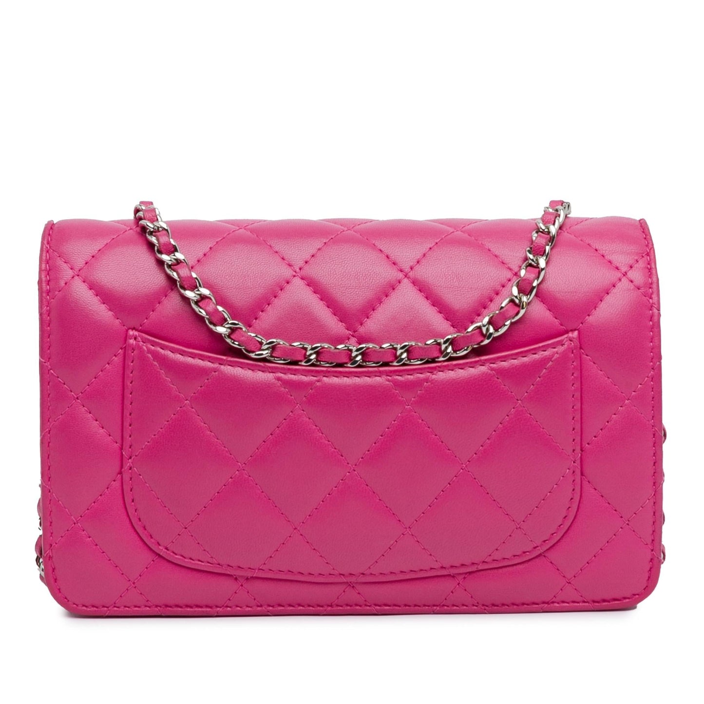 Chanel CC Quilted Lambskin On SHG-CEhNf2 Wallet Case