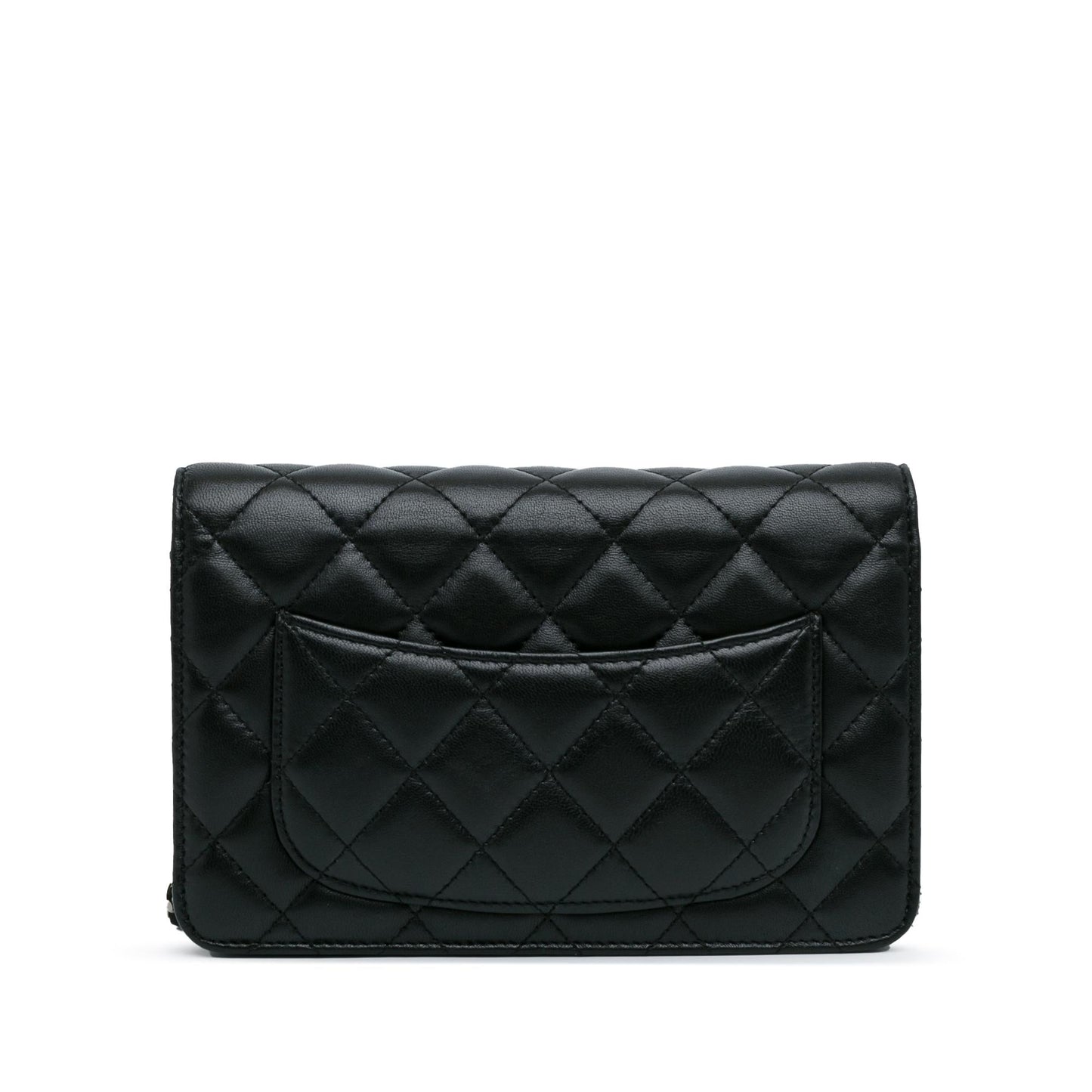 Chanel CC Quilted Lambskin On SHG-FJ9bzv Wallet Case