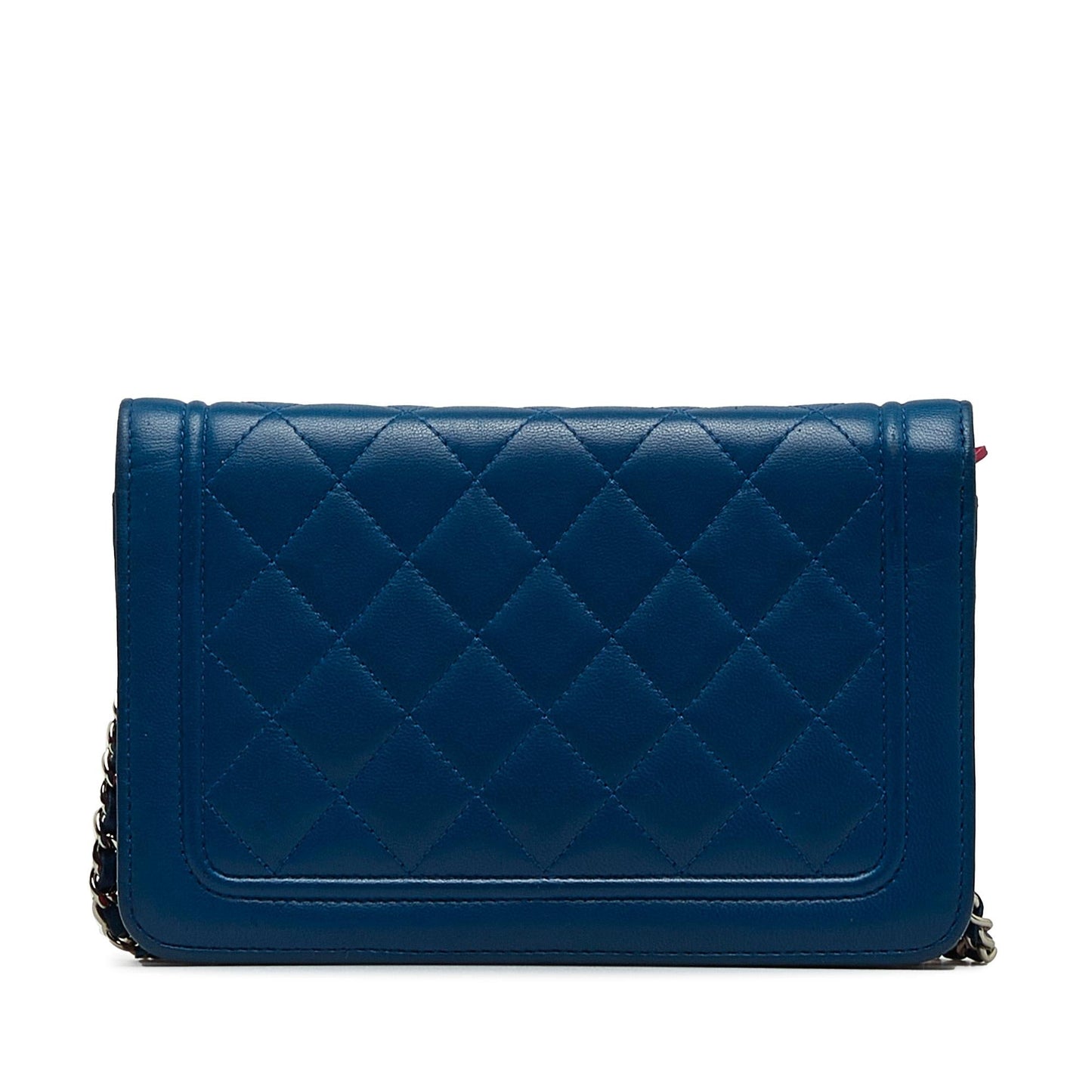 Chanel CC Quilted Lambskin On Wallet Case Shg Pnzxlk