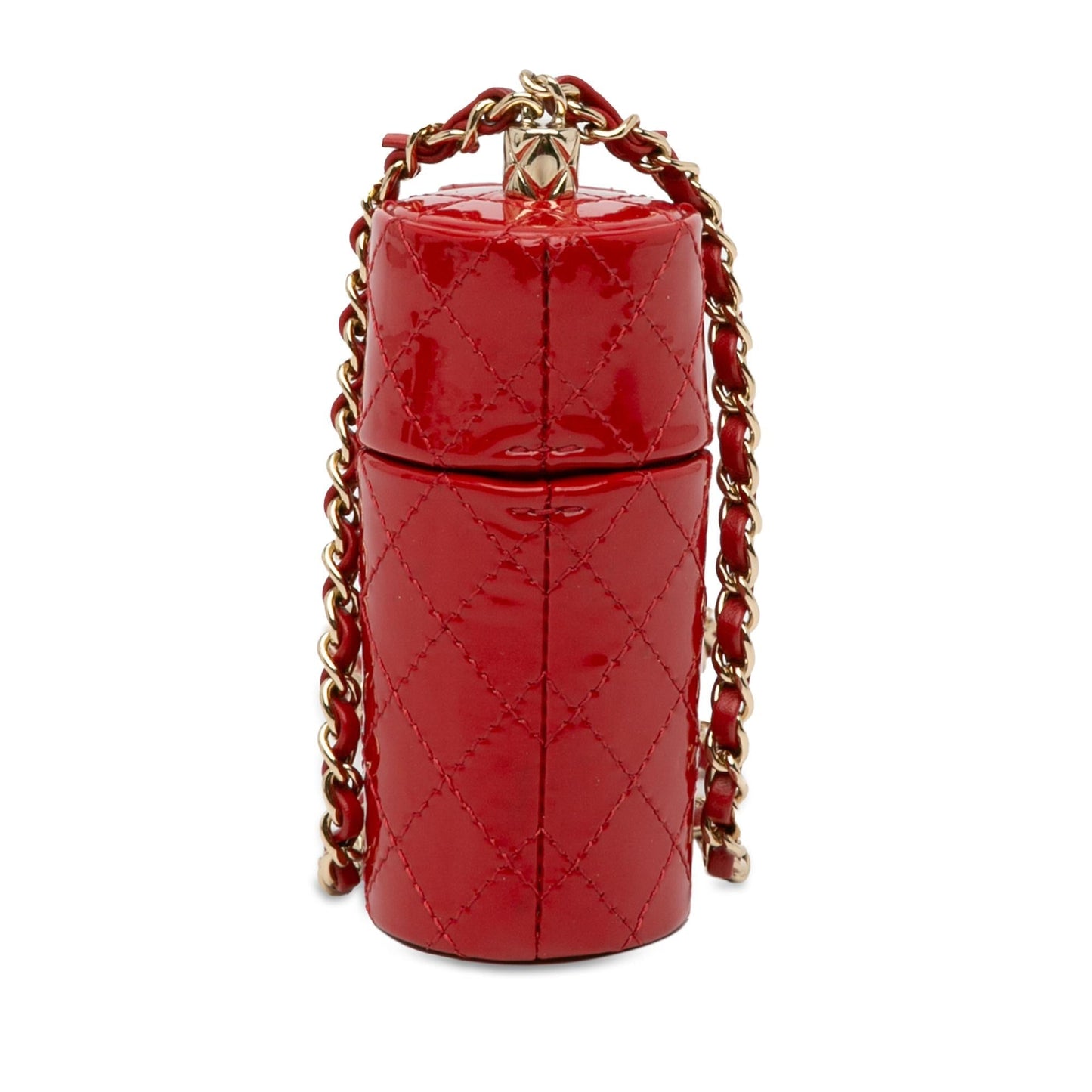 Chanel CC Quilted Patent Lipstick SHG-3hfbHz Handbag