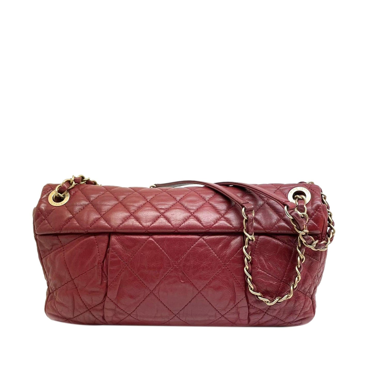 Chanel CC Timeless Lambskin Single Flap SHG Leather Shoulder Bag
