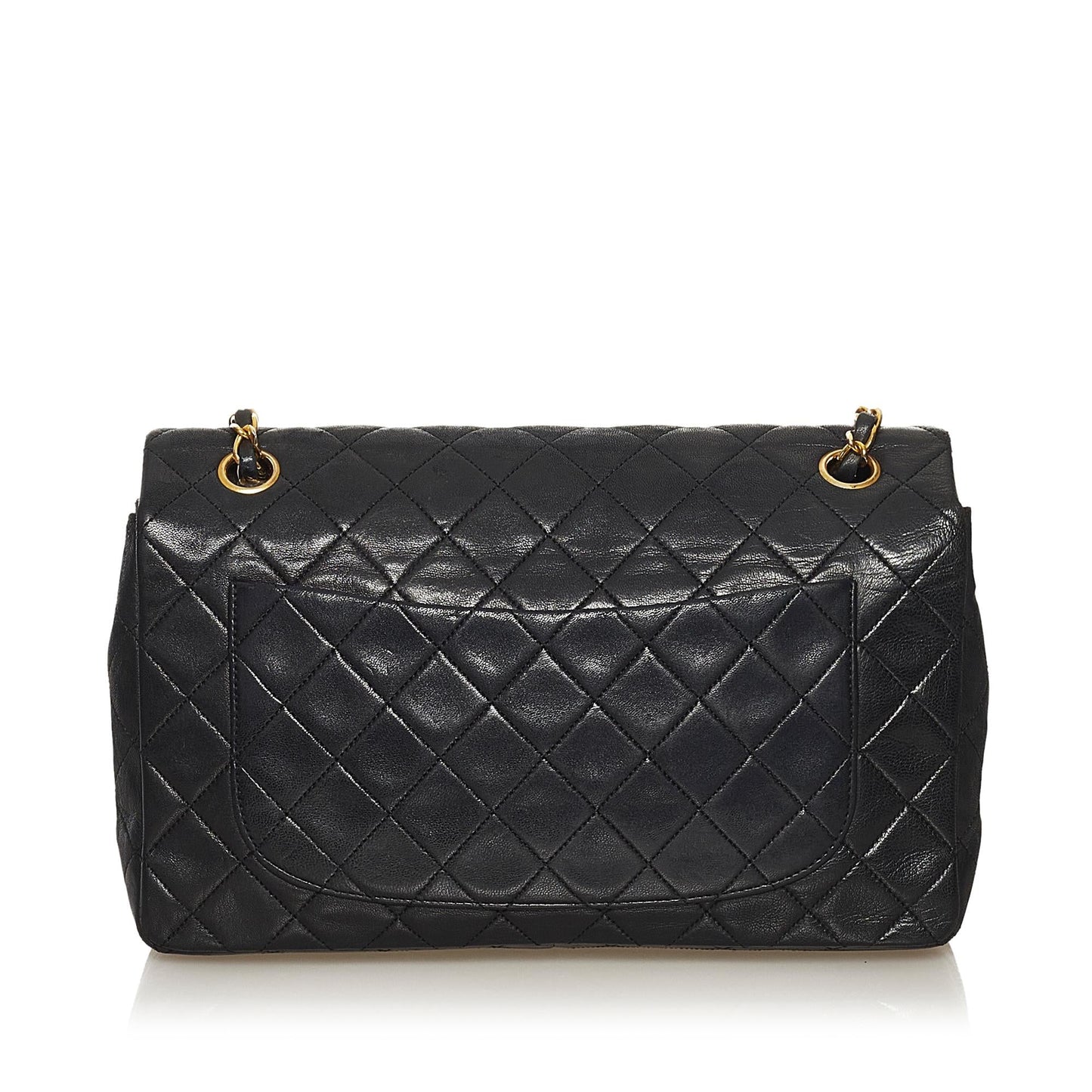 Chanel CC Timeless Lambskin Single Flap SHG Leather Shoulder Bag 3