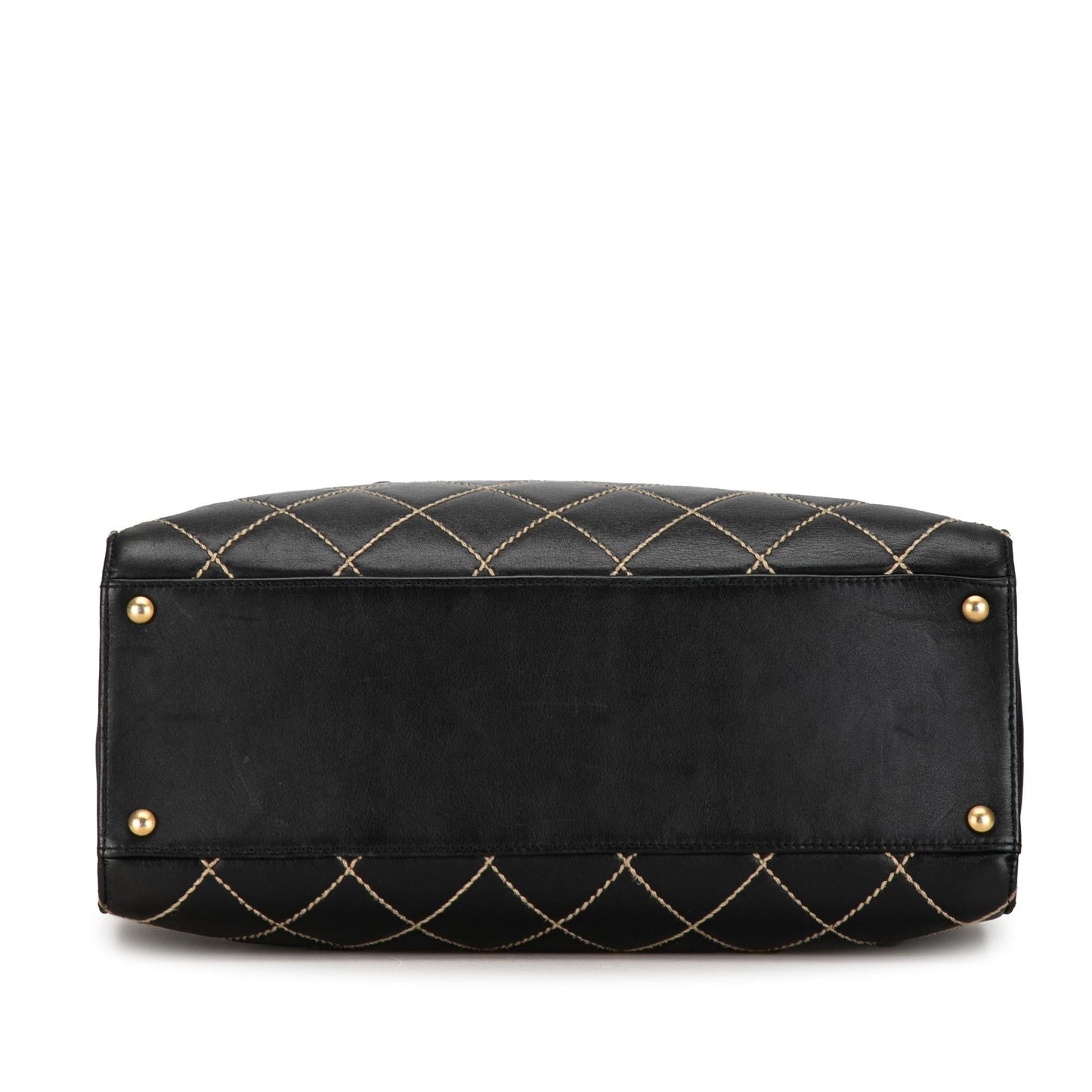 Chanel CC Wild Stitch Calfskin Tote (SHG-jhoL0S)