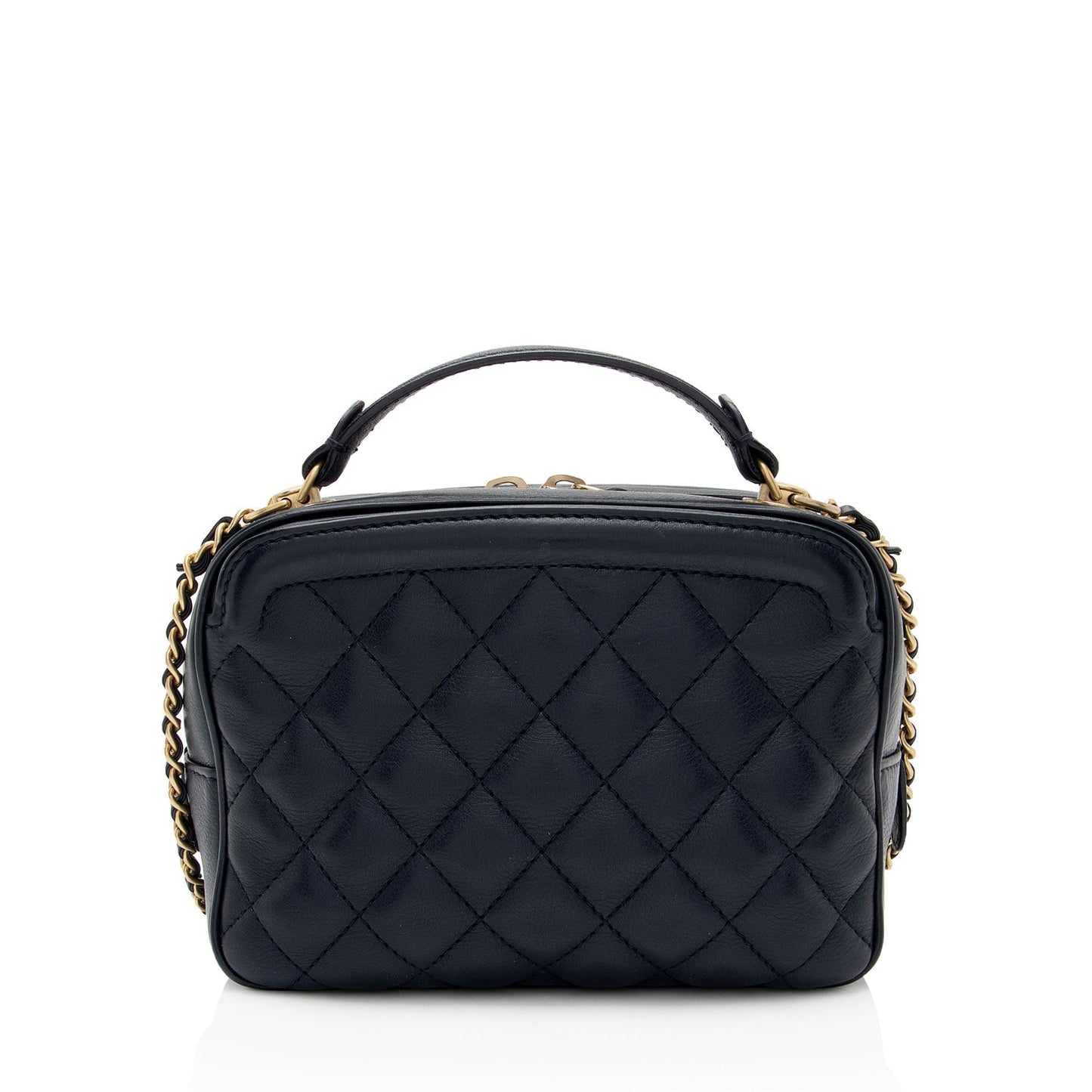 Chanel Calfskin Cc Small Vanity Case (Shf-7B563I) Bag