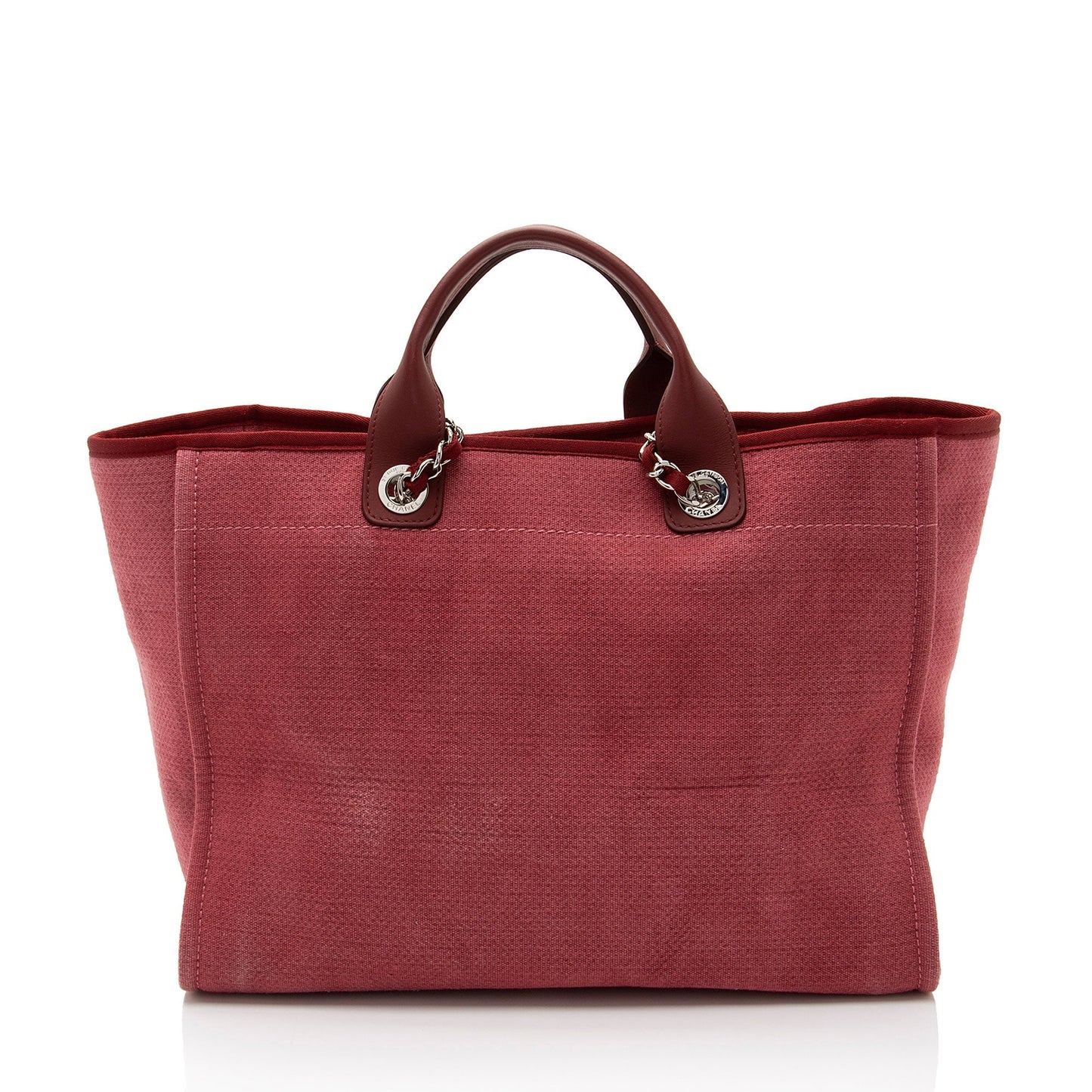 Chanel Deauville Canvas Tote Bag