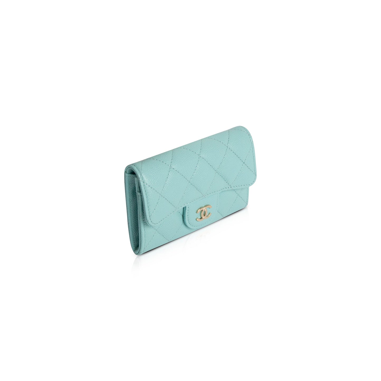 Chanel Caviar Classic Card Holder Wallet Case