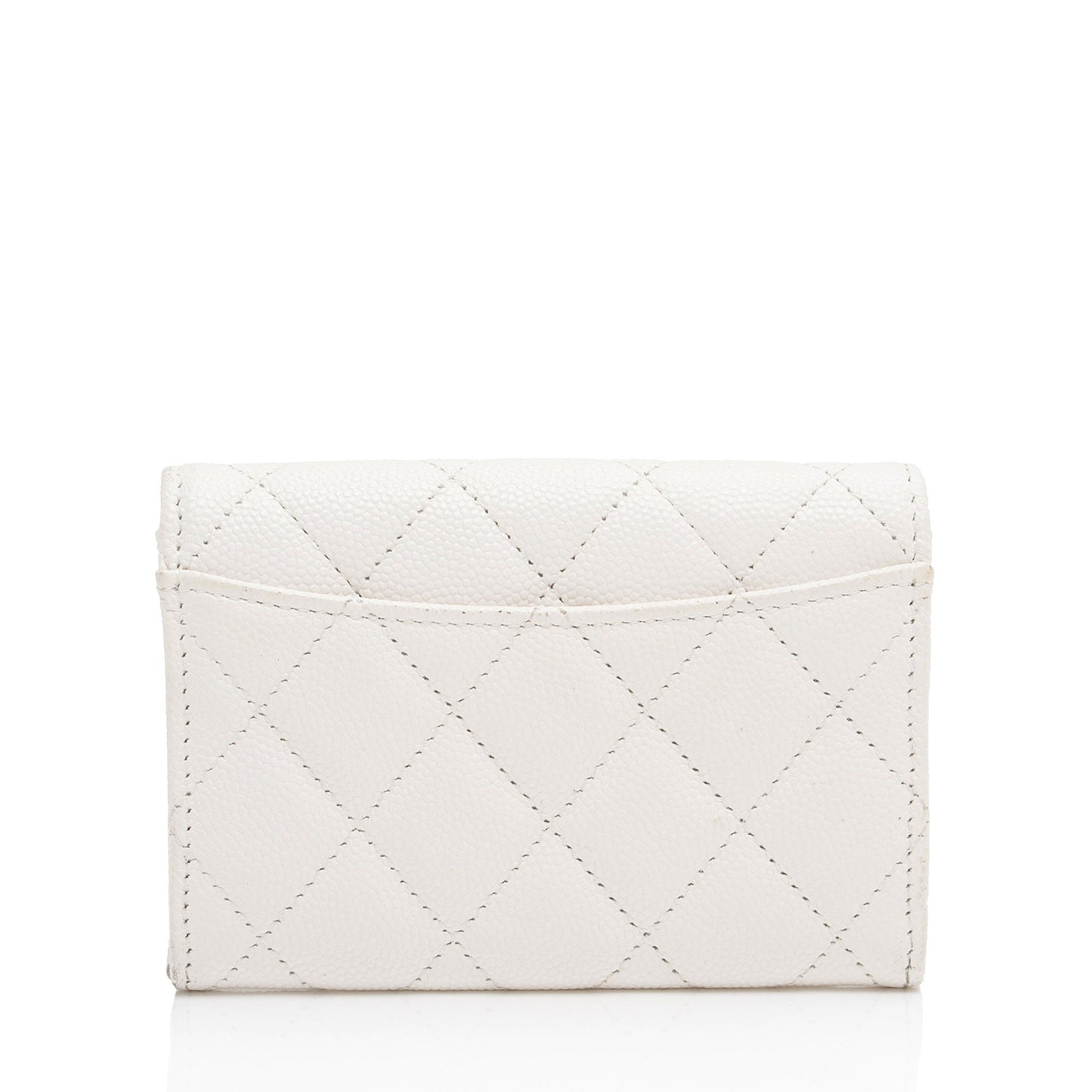 Chanel Caviar Classic Card Holder SHF-RUM2mf Leather Wallet Case