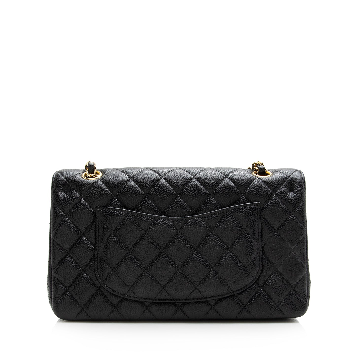 Chanel Caviar Classic Double Flap SHF Leather Shoulder Bag