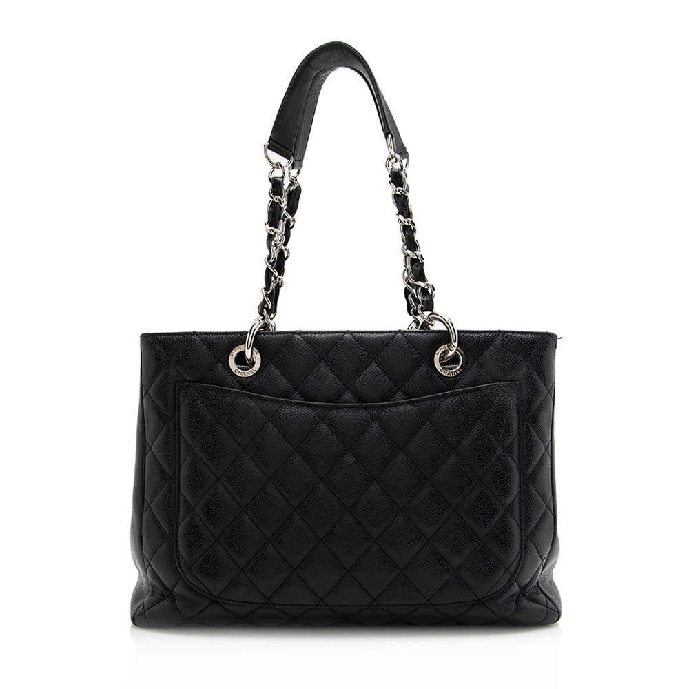 Chanel Caviar Grand Shopping SHF Leather Tote Bag 5