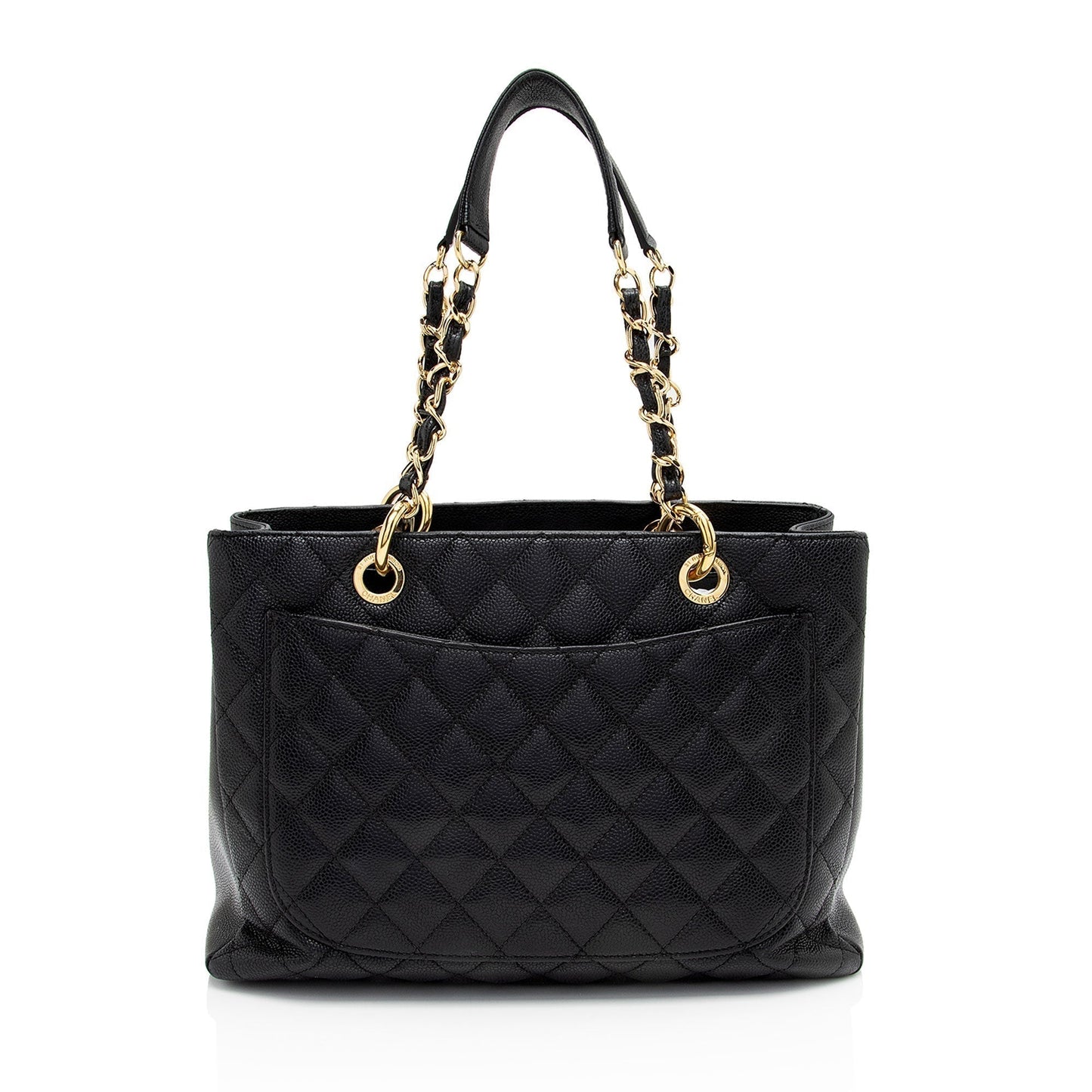 Chanel Caviar Grand Shopping SHF-vlmDO8 Leather Tote Bag