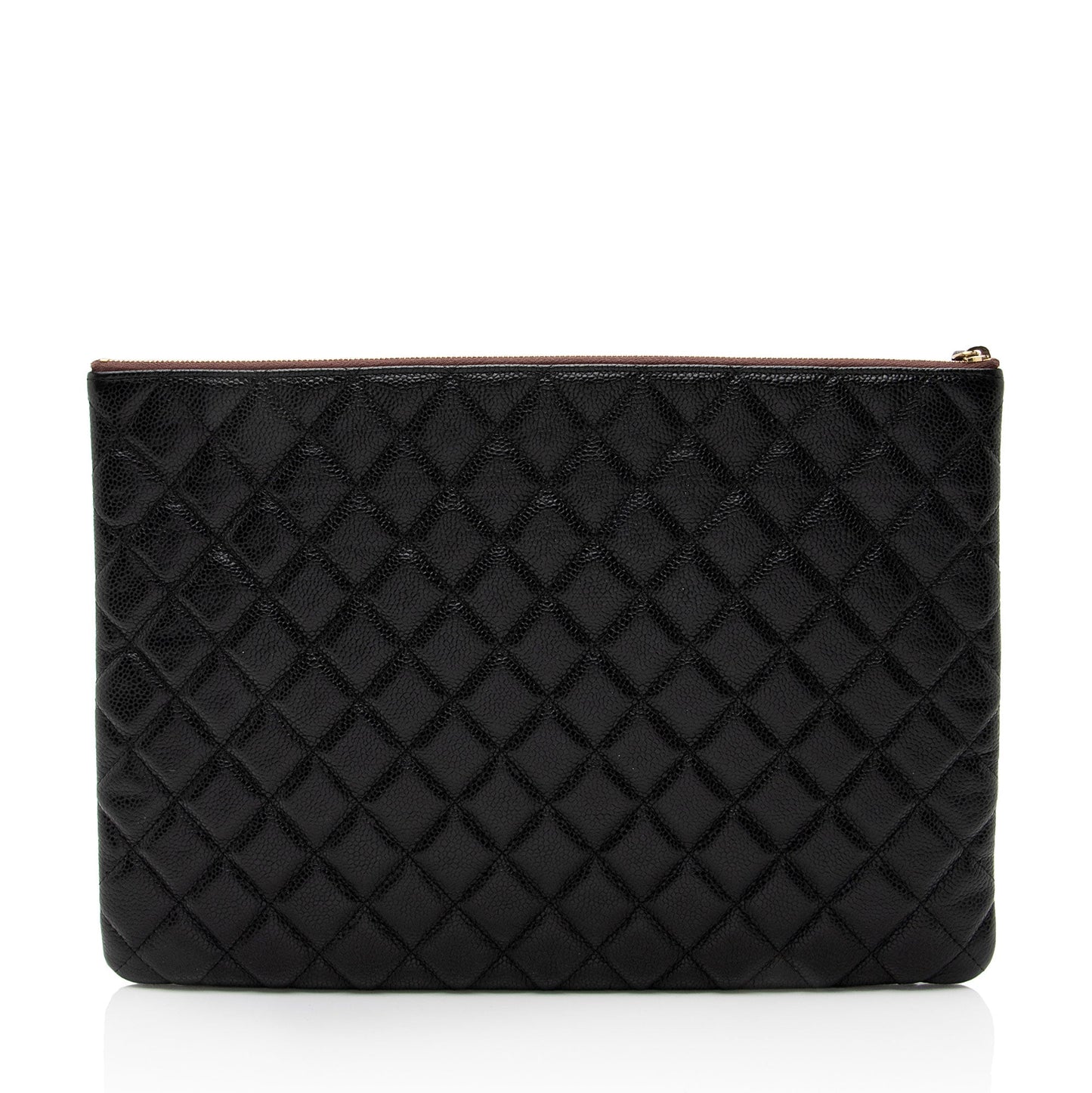 Chanel Caviar O Leather Handbag
