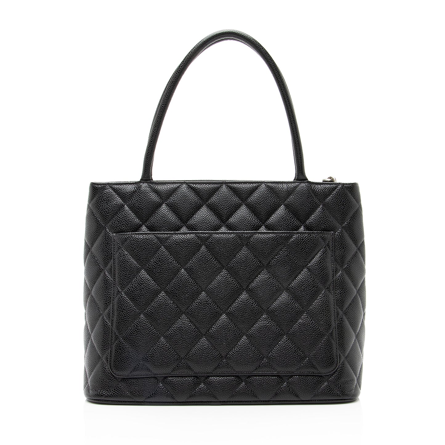 Chanel Caviar Medallion SHF Leather Tote Bag 8