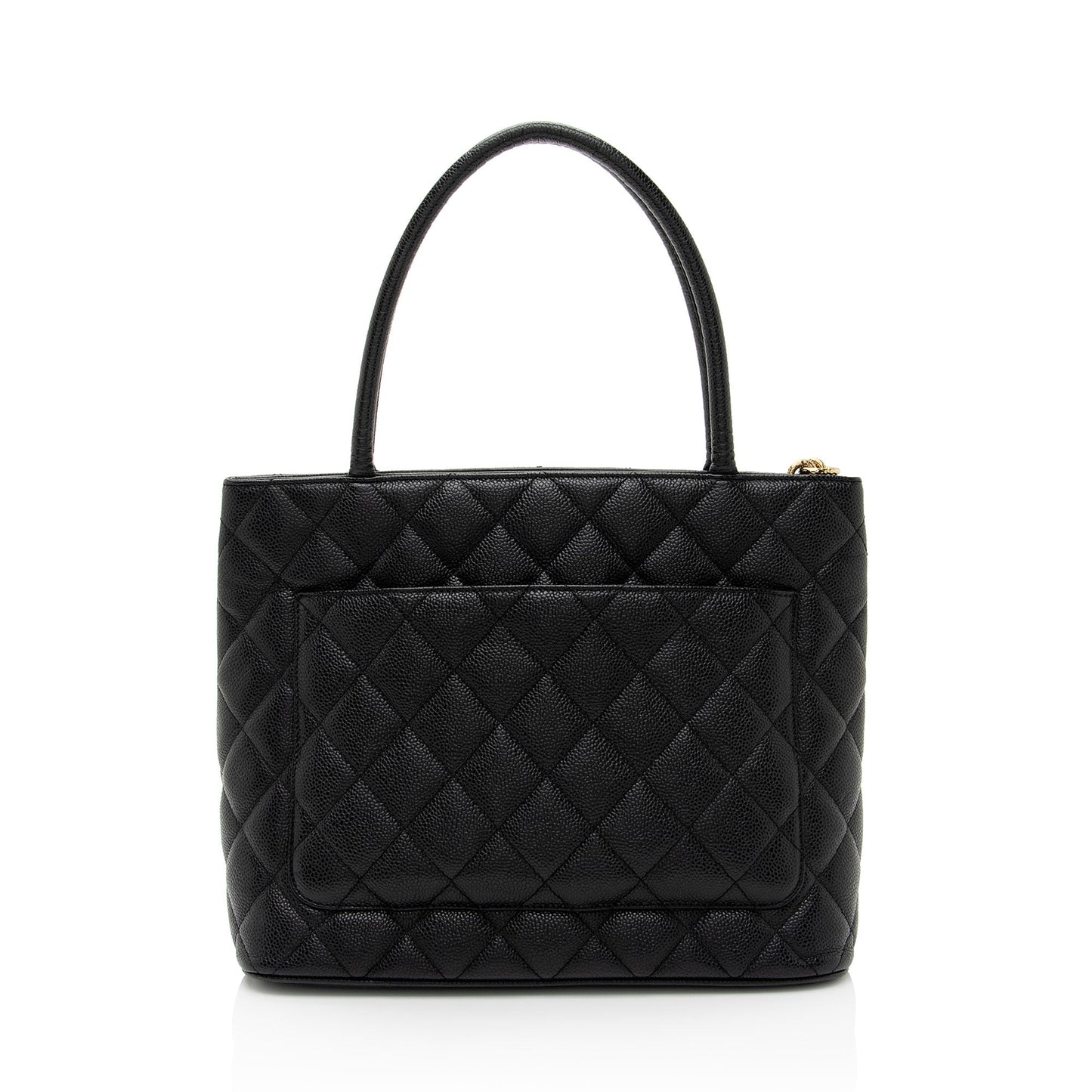 Chanel Caviar Medallion SHF-7Ttgip Leather Tote Bag