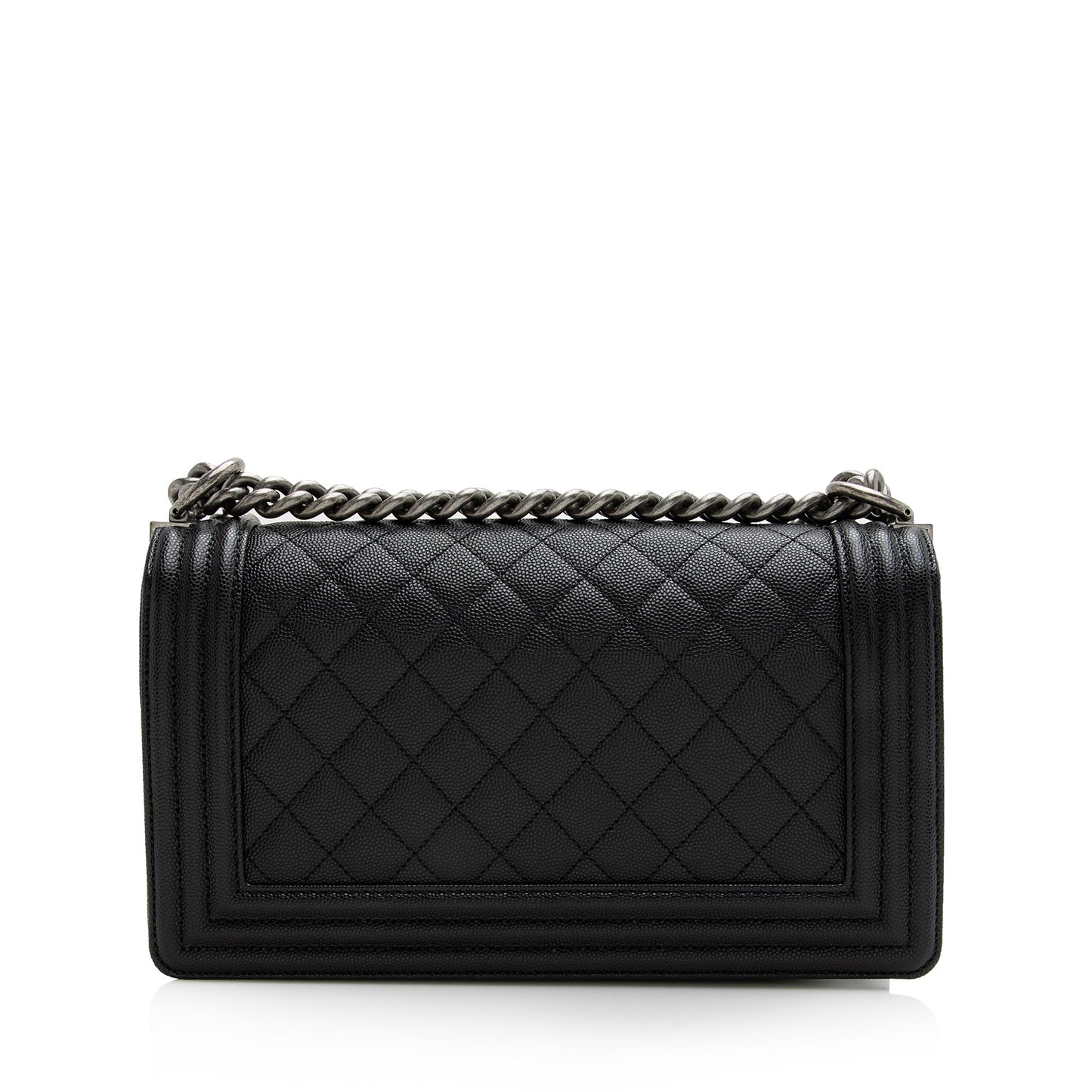 Chanel Caviar Old Boy SHF Leather Handbag Bag Shf