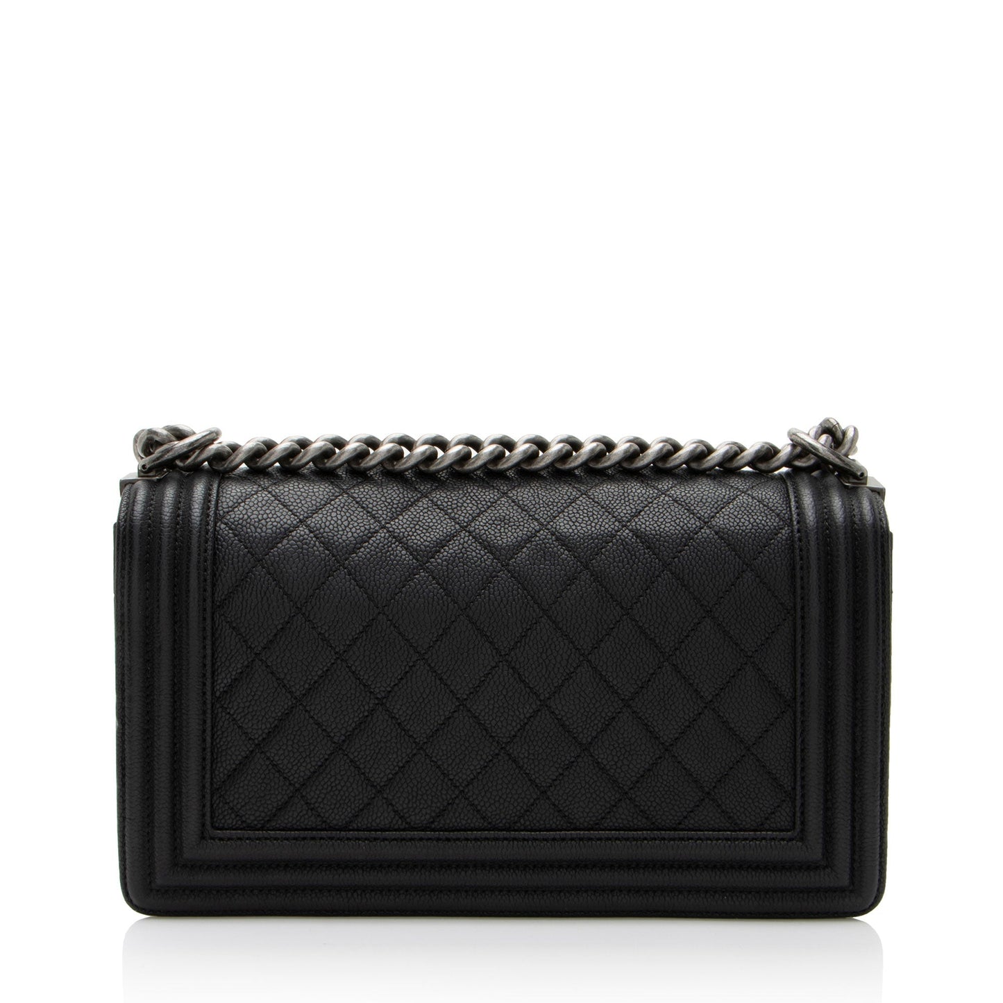 Chanel Caviar Old Boy Leather Handbag