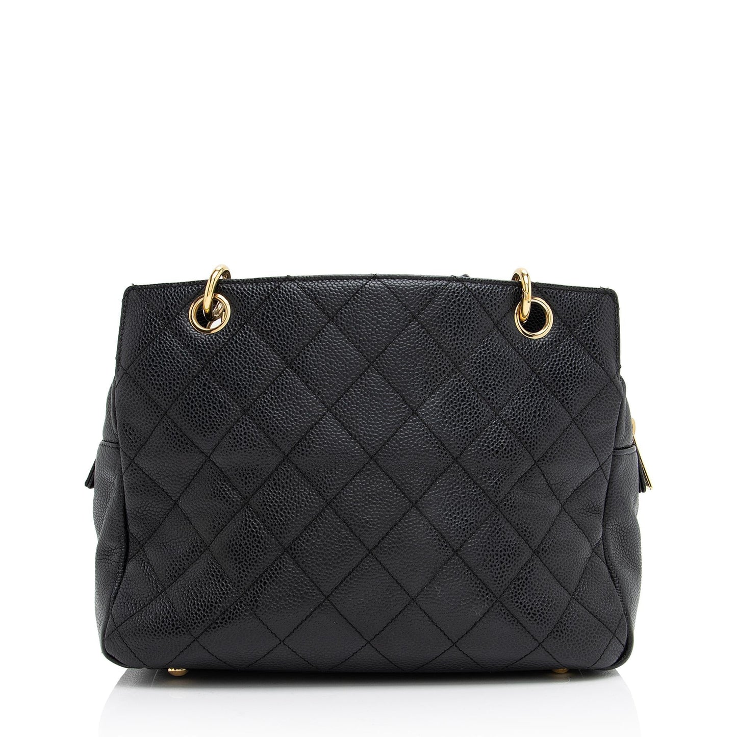 Chanel Caviar Timeless CC Petite SHF Leather Tote Bag